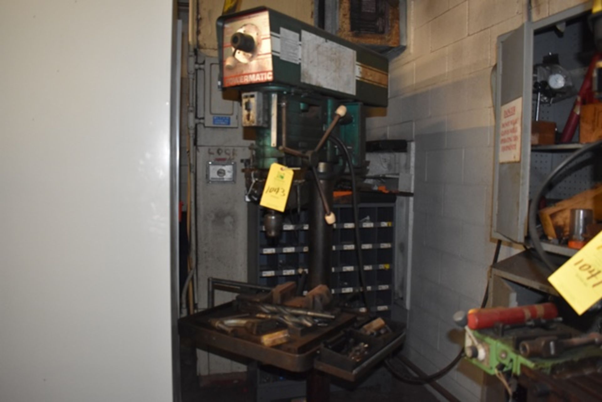 Powermatic drill press, mod. 1200, s/n 320V1071 with machinist vise - Image 2 of 2