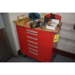 Kennedy, tool cabinet, 7-drawer with contents (machine tooling)
