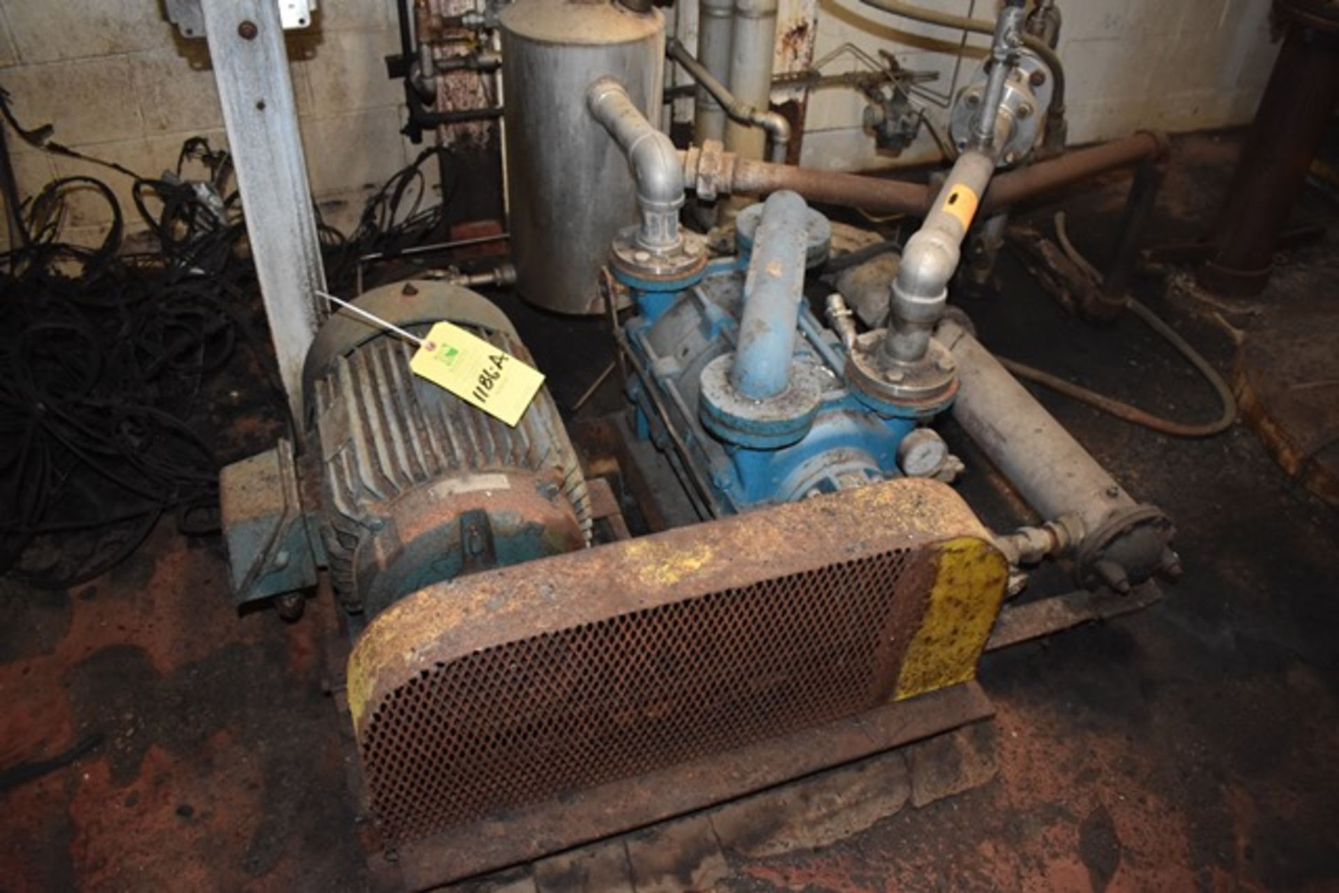 (2) Tuthill Vacuum Pumps, with 40hp gear drives, ( 1-located by separator platform at back end