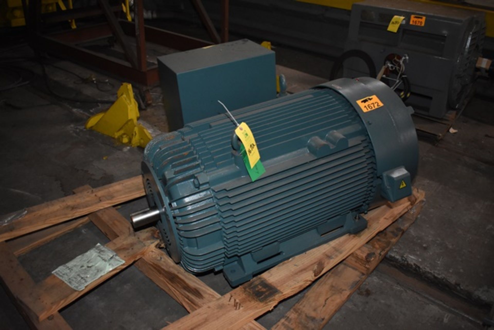 Baldor/Reliance motor, 200 hp, 2300V, 60 hz, 45 amp, 1790 rpm, 3 ph, Frame: 449TS, SF: 1.15