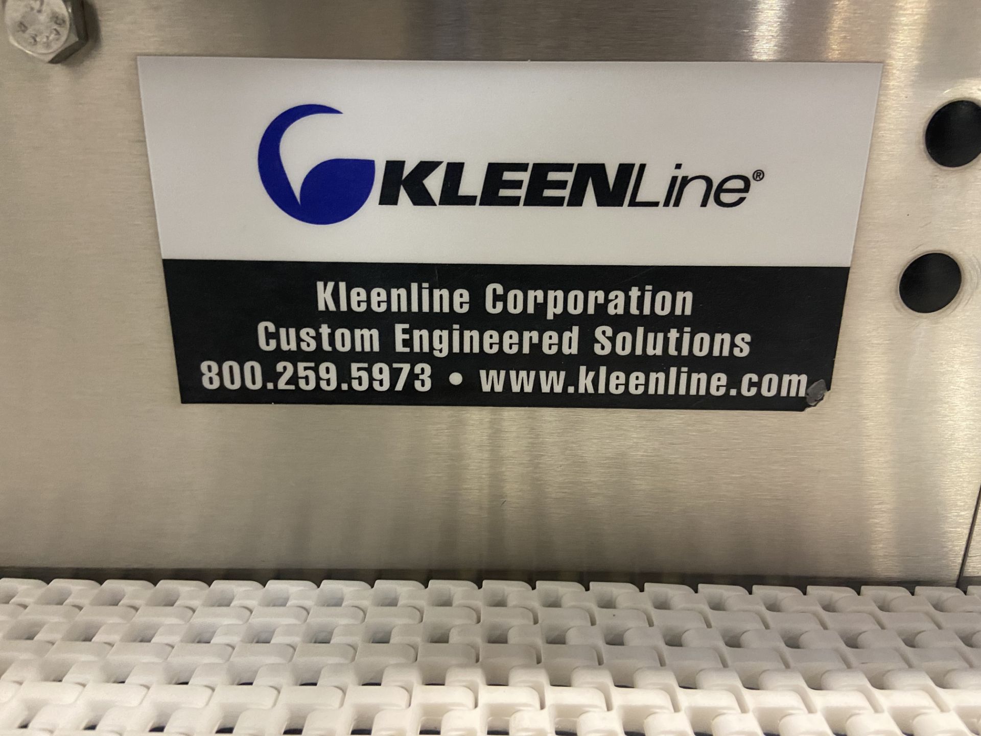 Kleenline Conveyor Dual Lane Conveyor with Photo Eye - Image 6 of 8
