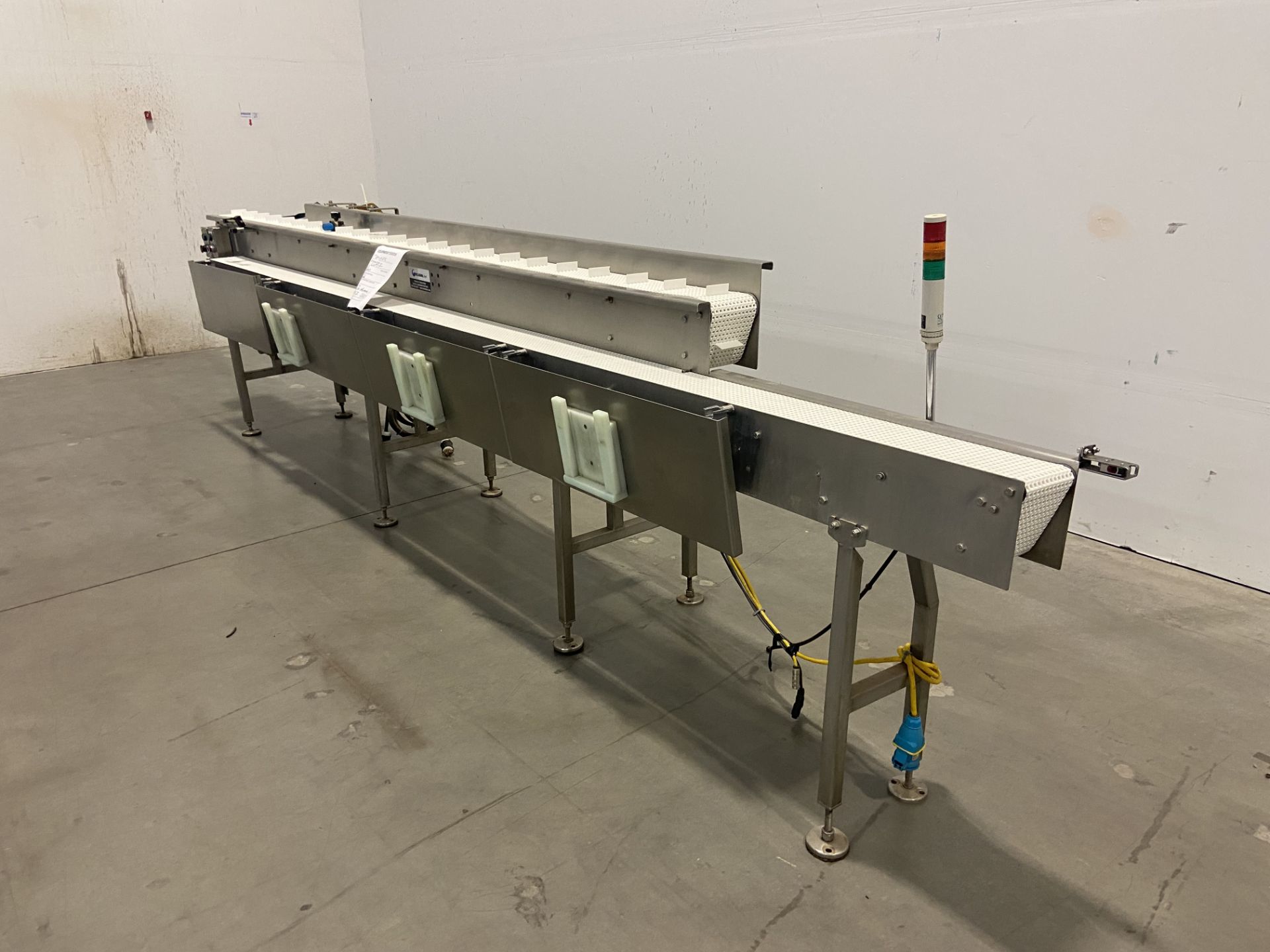 Kleenline Conveyor Dual Lane Conveyor with Photo Eye