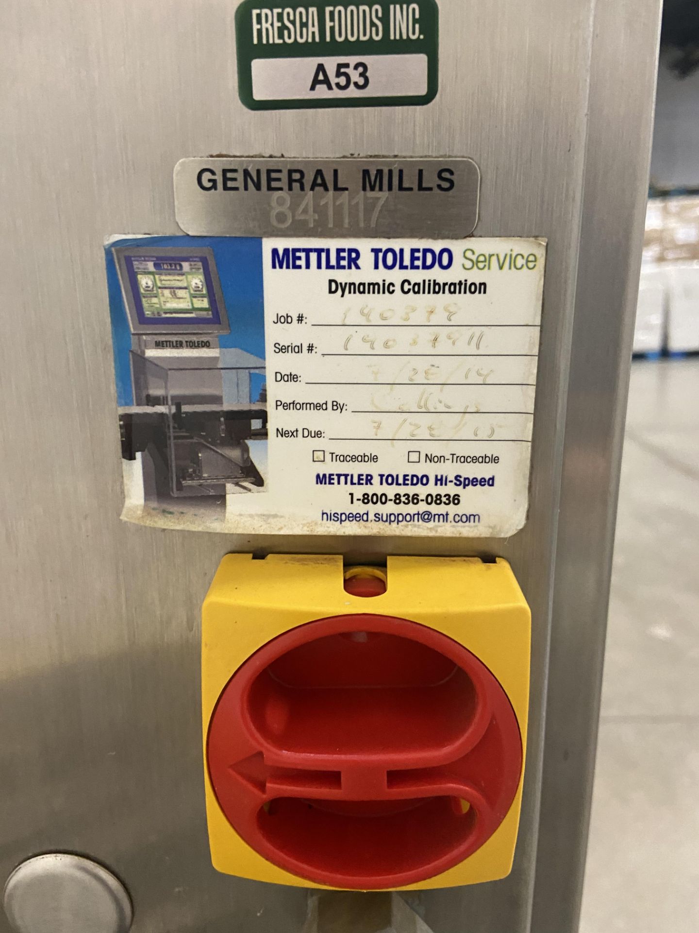 Mettler Toledo Check Weigher Model XE2 S/N 14037911 - Image 4 of 6