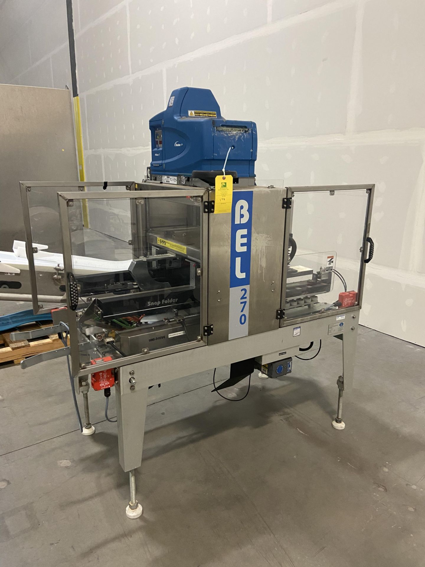 Wexxar Bel 270 Box Sealer Model 270-160664 With Nordson Glue Pot