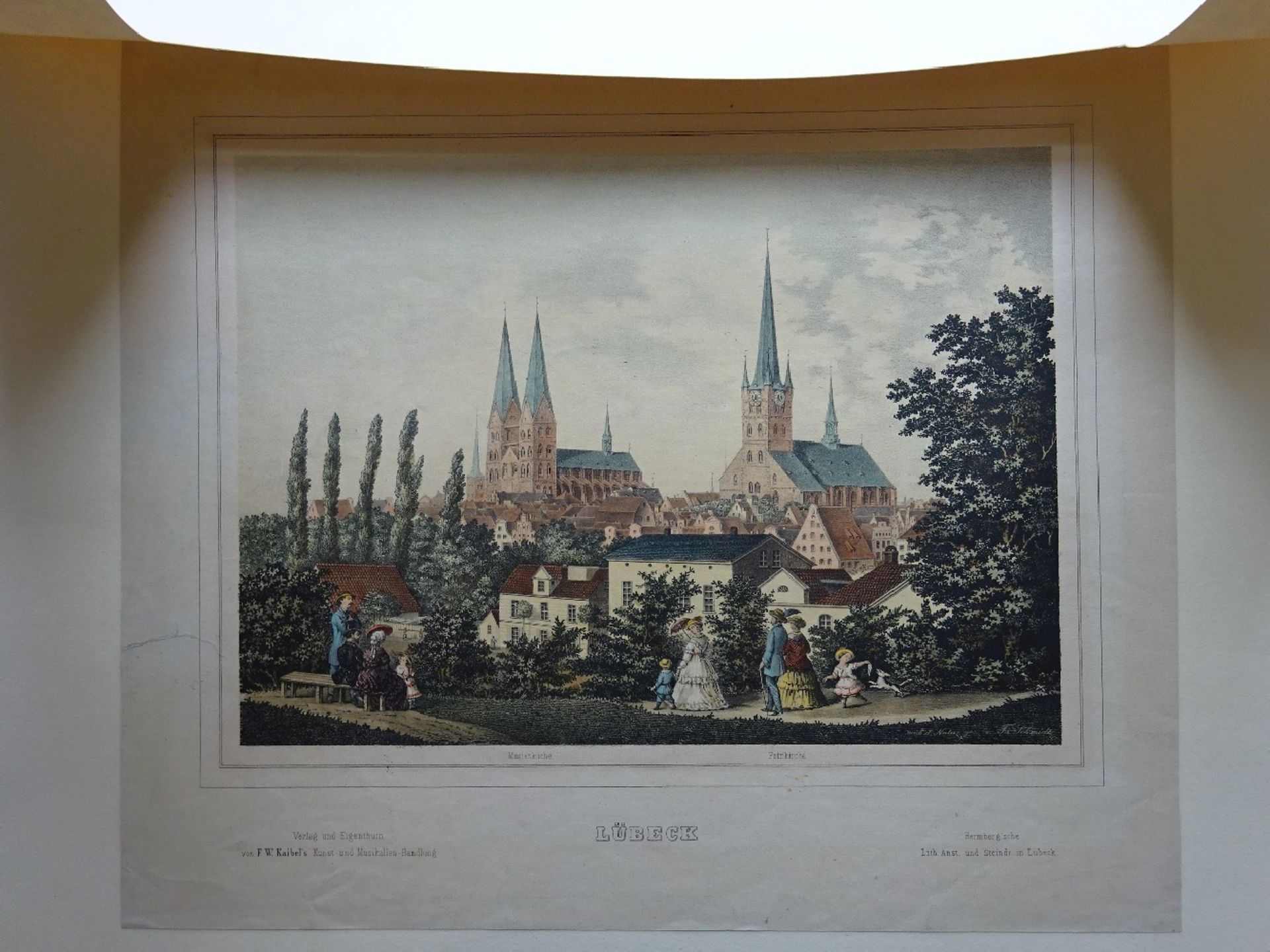 Schmidt - Lübeck Lithographie - Image 3 of 7