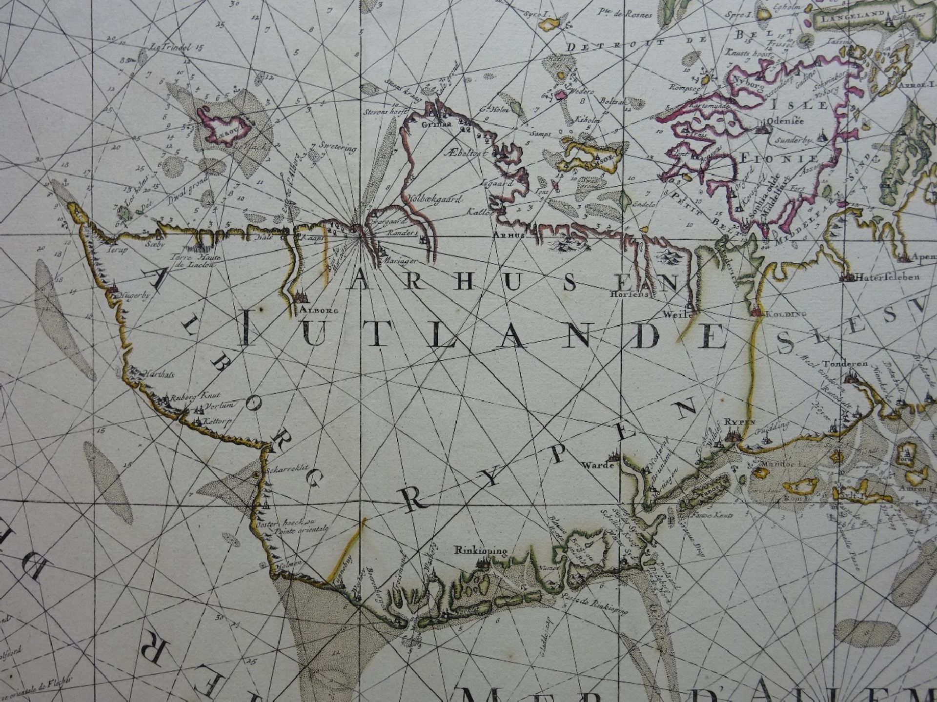 Carte de la Mer de Dannemark