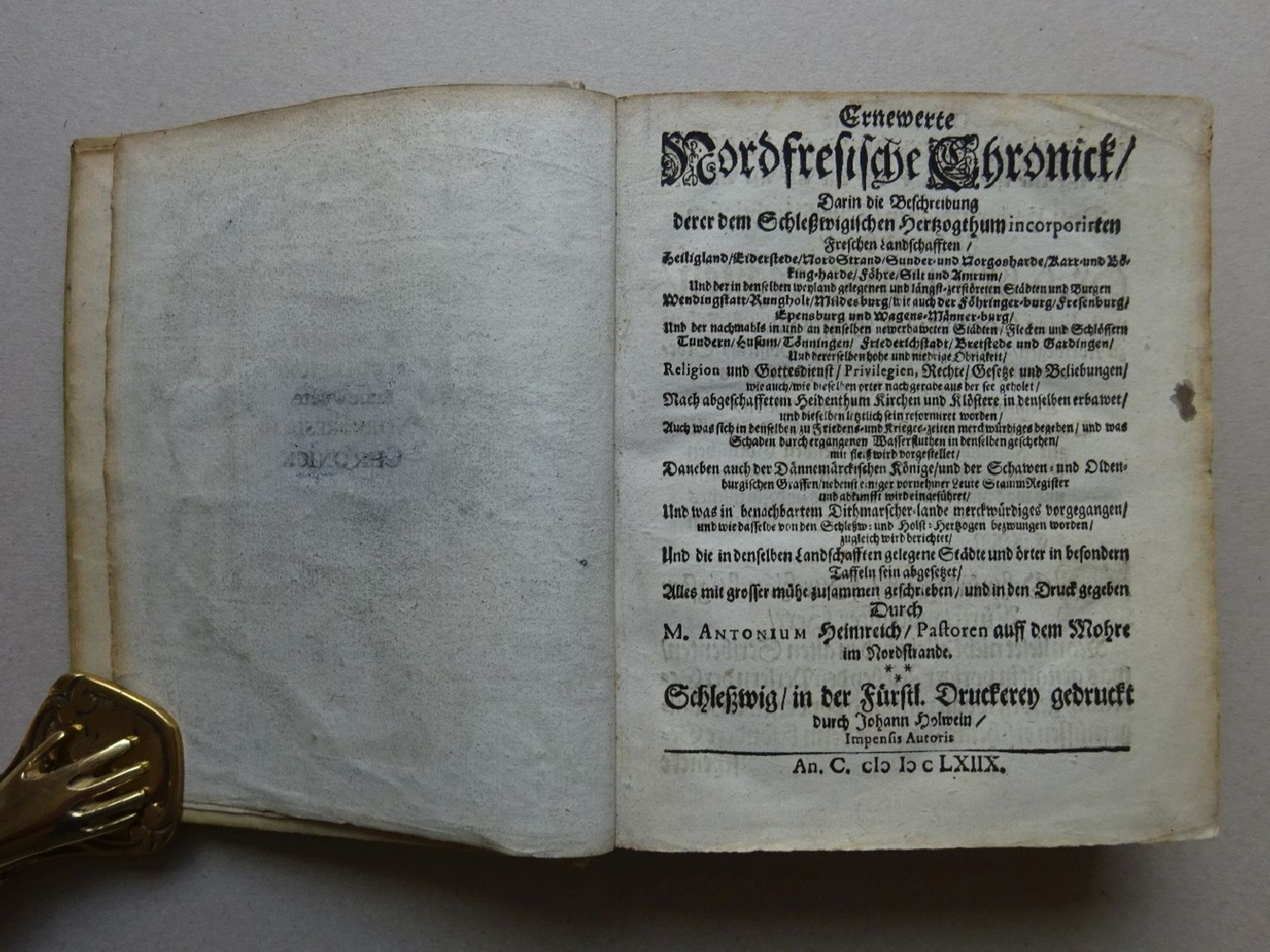 Heimreich - Chronick, 1668 - Bild 3 aus 8