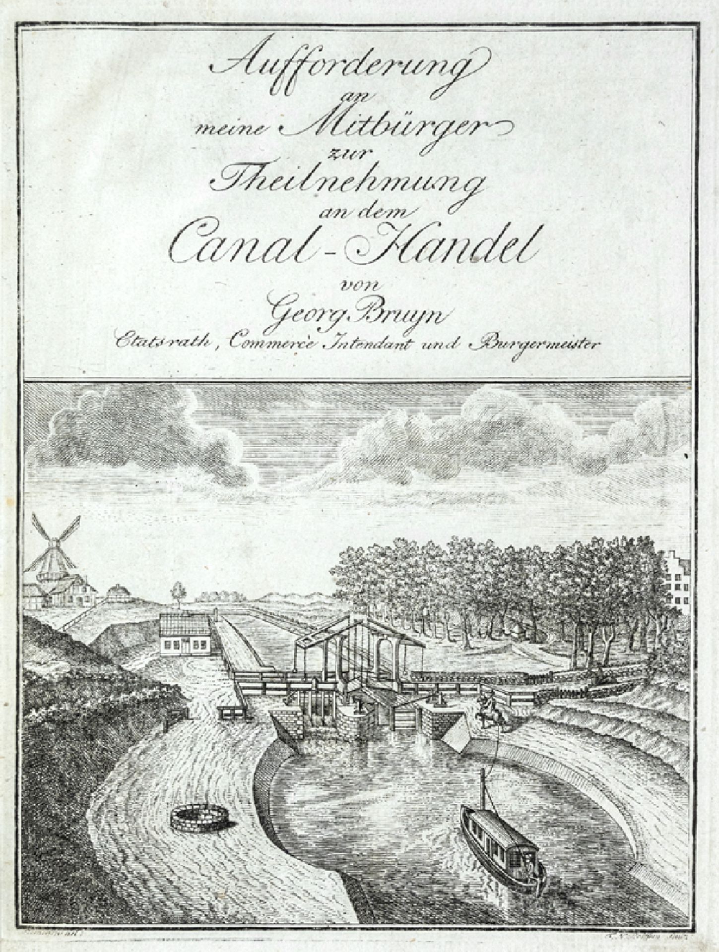 Bruyn - Aufforderung Canal-Handel