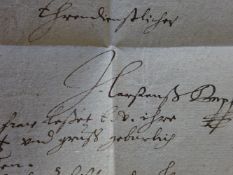 Brief an Gregor von Perkentins Witwe