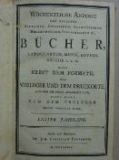 Anzeige Bücher, 1768