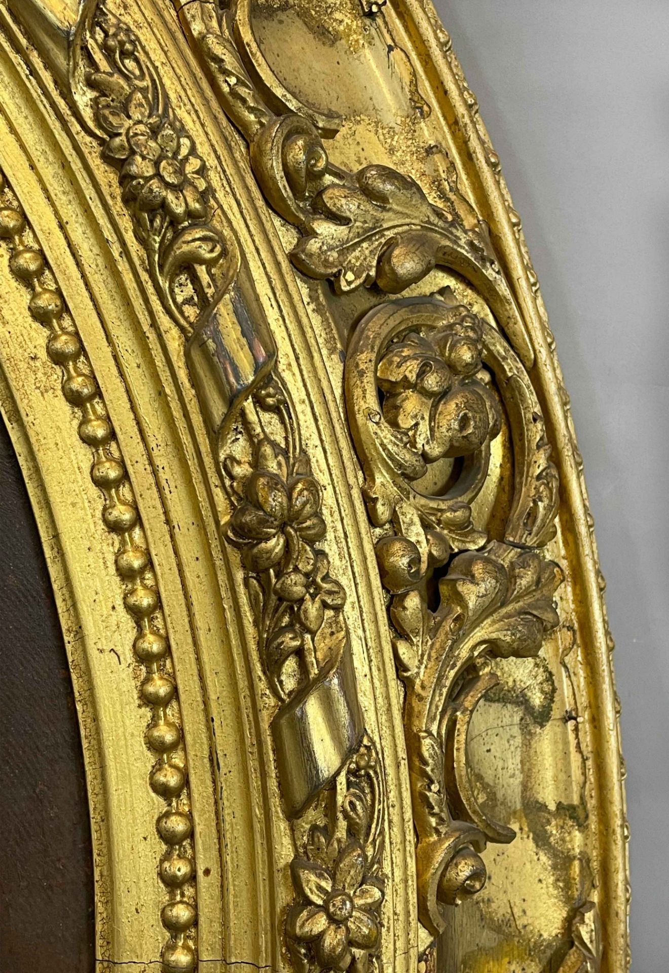 UNLESERLICH SIGNIERT (XIX). Biedermeier Frauenportrait. - Image 6 of 11