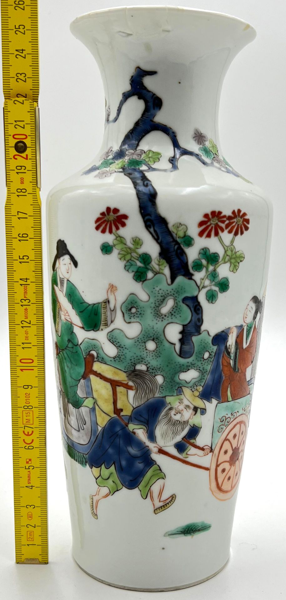 Vase China Guangxu - Periode. 19. Jahrhundert. Dekor: ''Romance of the Western Chamber''. - Image 17 of 17
