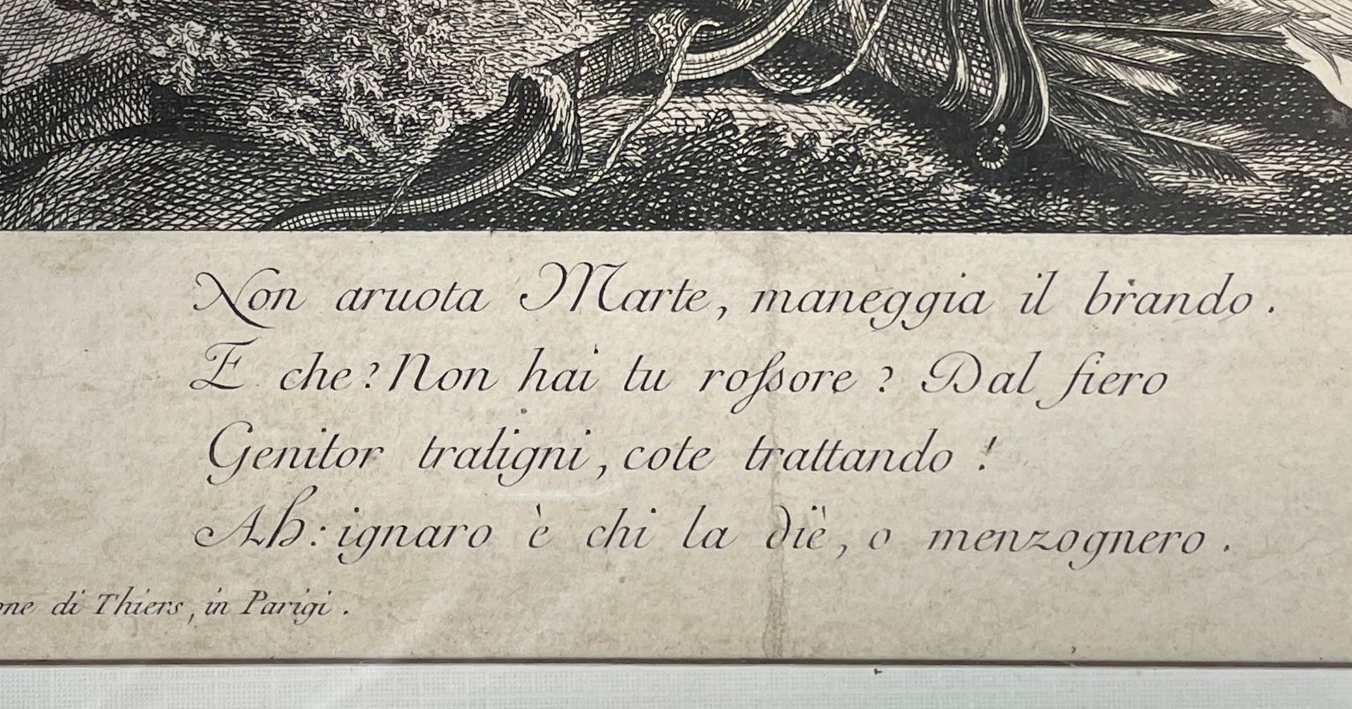 Pietro PEIROLERI (1741 - ?). Amor, der seinen Pfeil schleift. Datiert 1758. - Image 12 of 14
