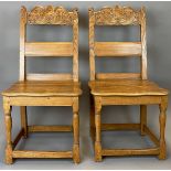 2 Bergische Stühle. Barock. Datiert: 1791.