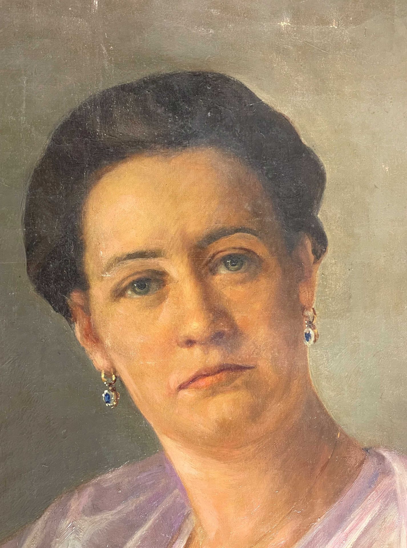 UNDEUTLICH SIGNIERT (XIX - XX). Portrait einer feinen Dame. - Bild 3 aus 11