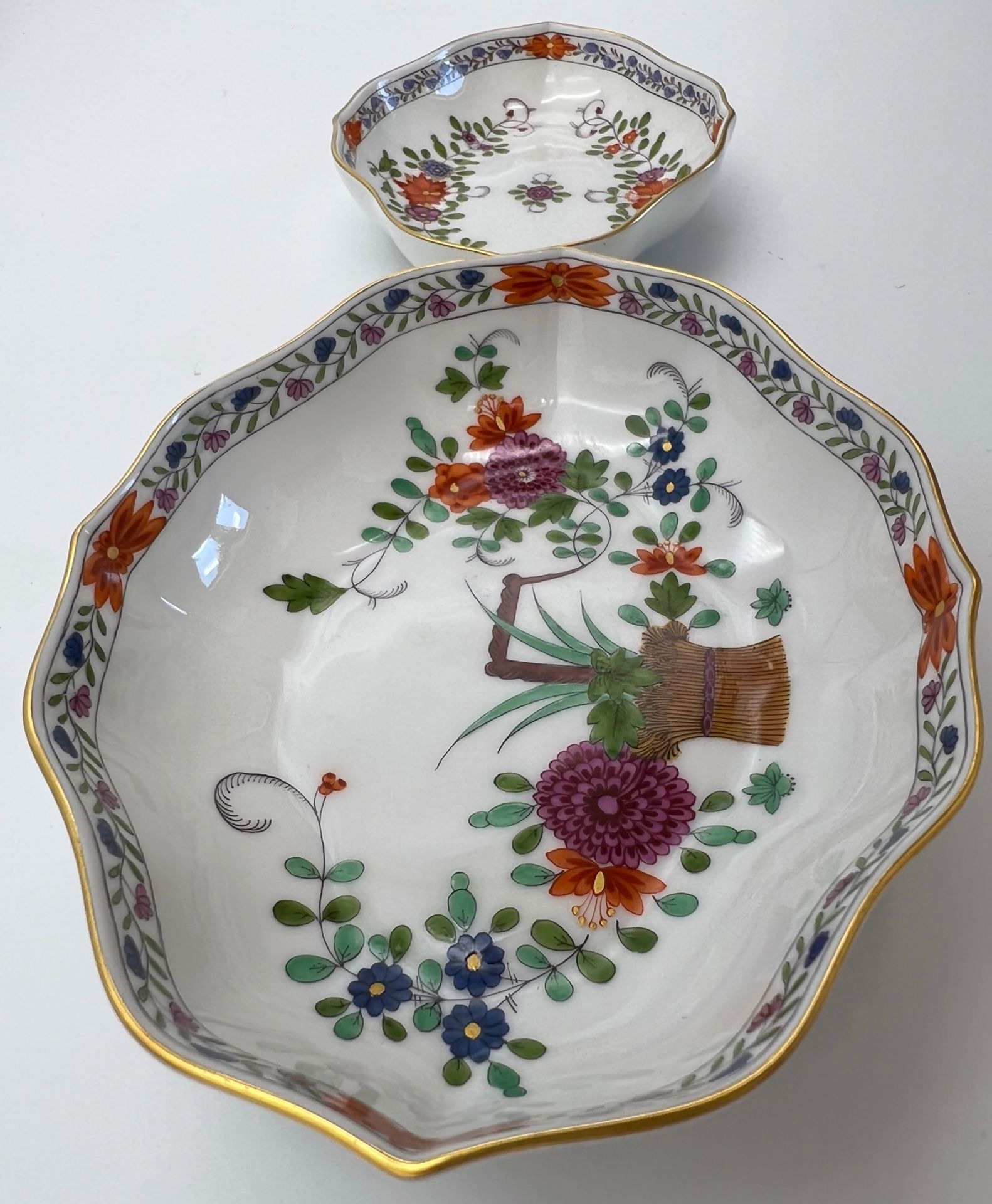 Sechs Konfektschalen. Meissen. 1. Wahl. Verschiedene Dekore. - Image 6 of 13