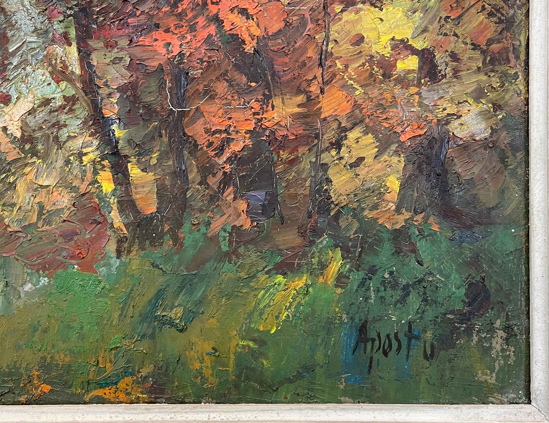 Ghiorghi APOSTU (1937 - 2009). Herbstliche Waldlandschaft. - Bild 3 aus 10