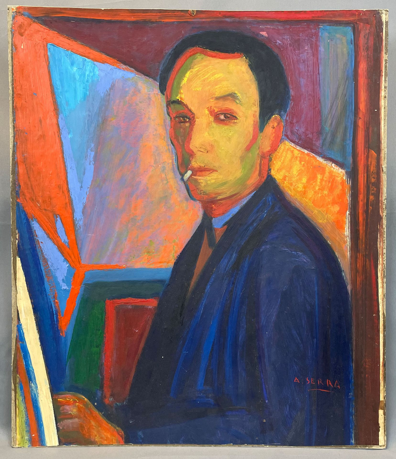 Antoine SERRA (1908 - 1995). Selbstportrait. - Image 2 of 13