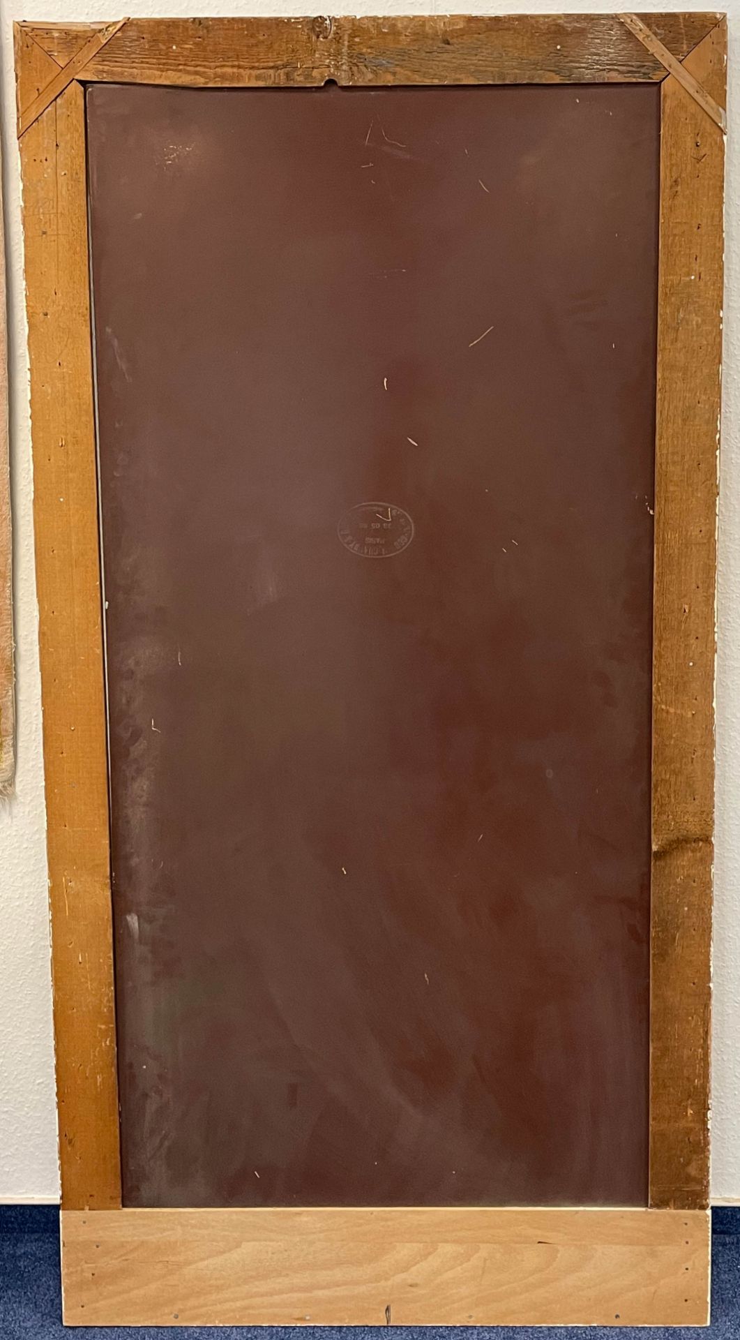 Großer Hallen Spiegel. Antik. Holz. Vergoldet. - Bild 8 aus 10