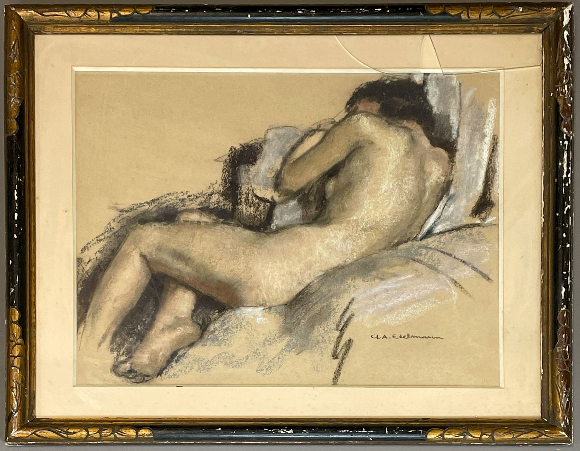 Charles Auguste EDELMANN (1879 - 1950). Weiblicher Akt. - Bild 2 aus 10
