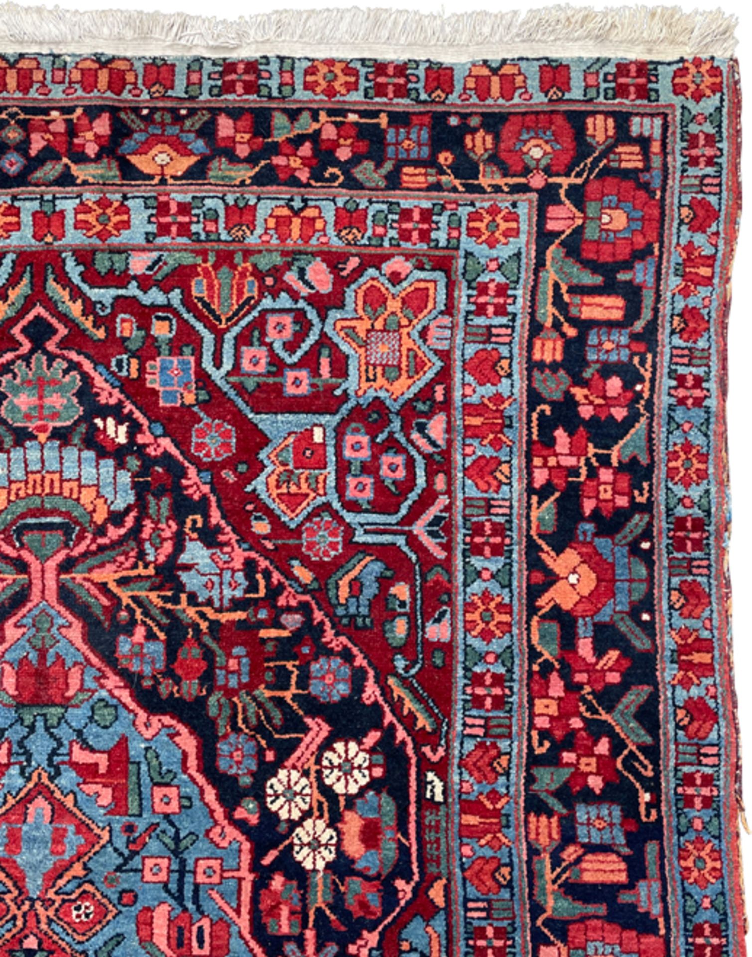 Malayer Orientteppich. Iran. Alt. Circa 1920. - Bild 3 aus 12