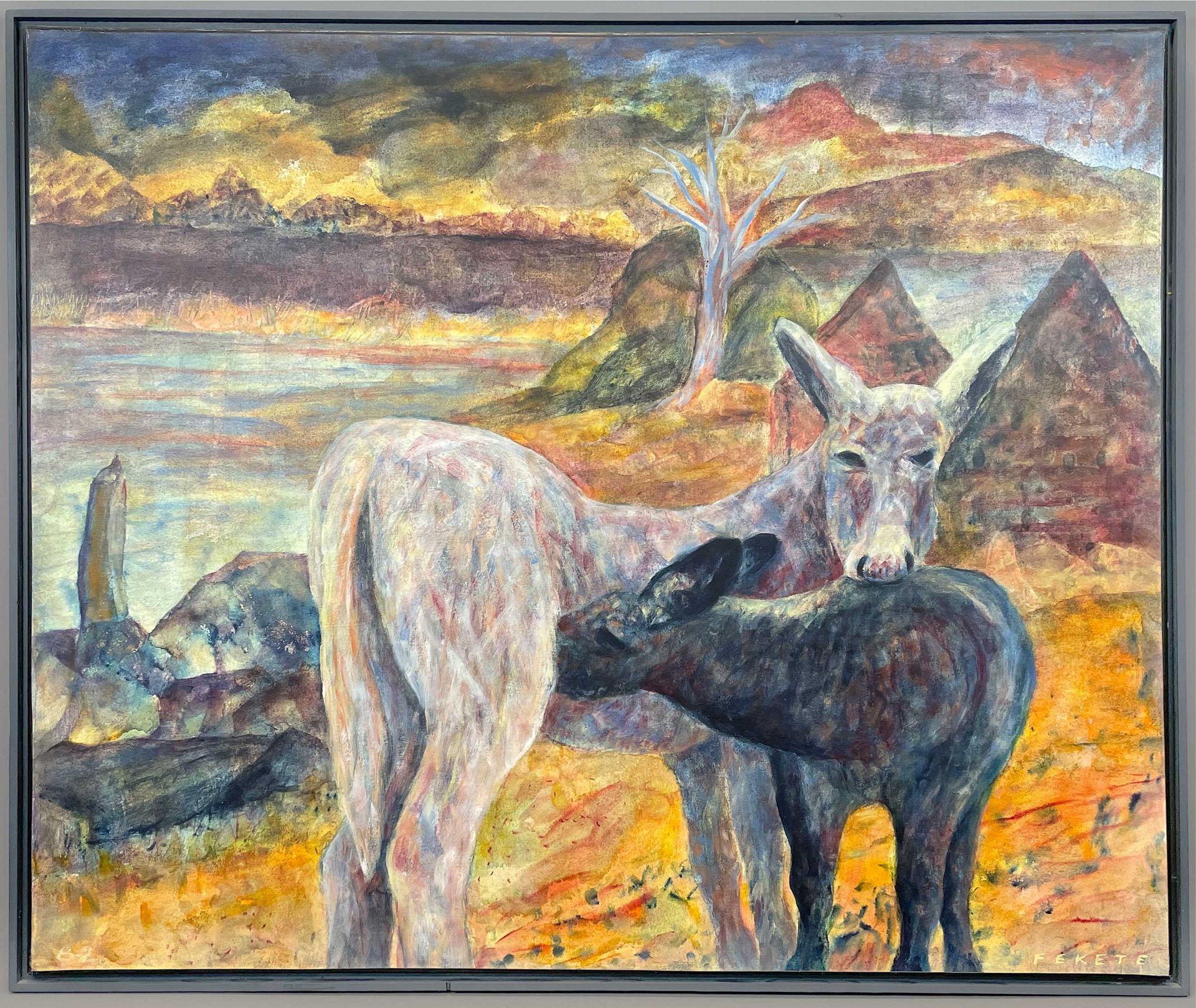 Esteban FEKETE (1924 - 2009). "Die heiligen Esel". - Bild 2 aus 10