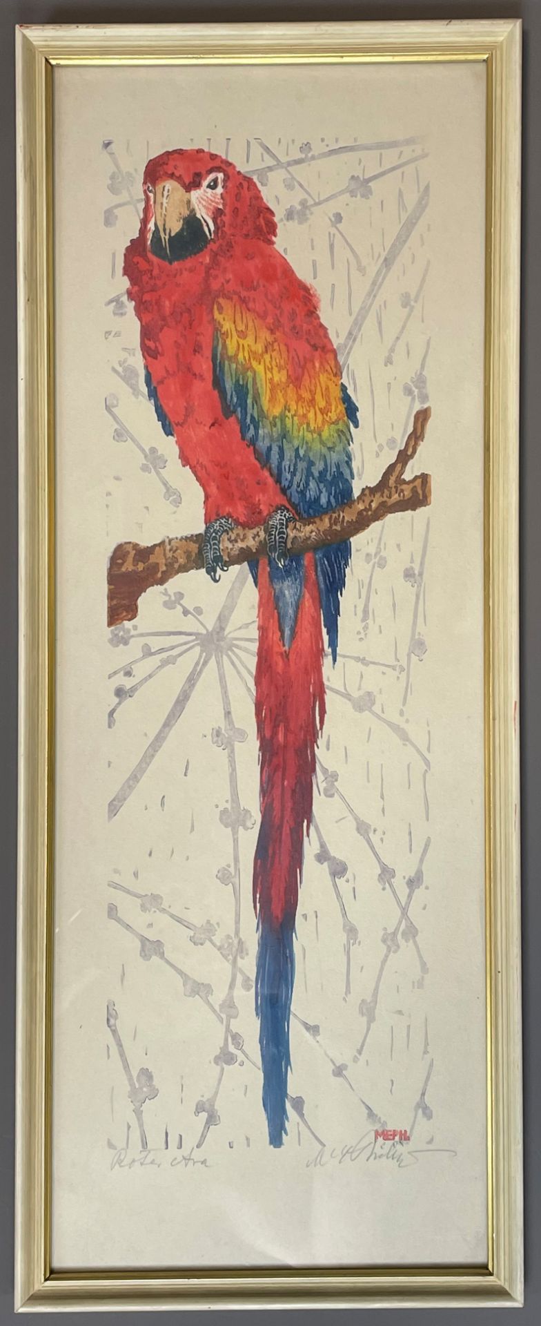 Martin Erich PHILIPP (1887 - 1978). ''Grüner Papagei'' und ''Roter Ara''. - Bild 8 aus 13