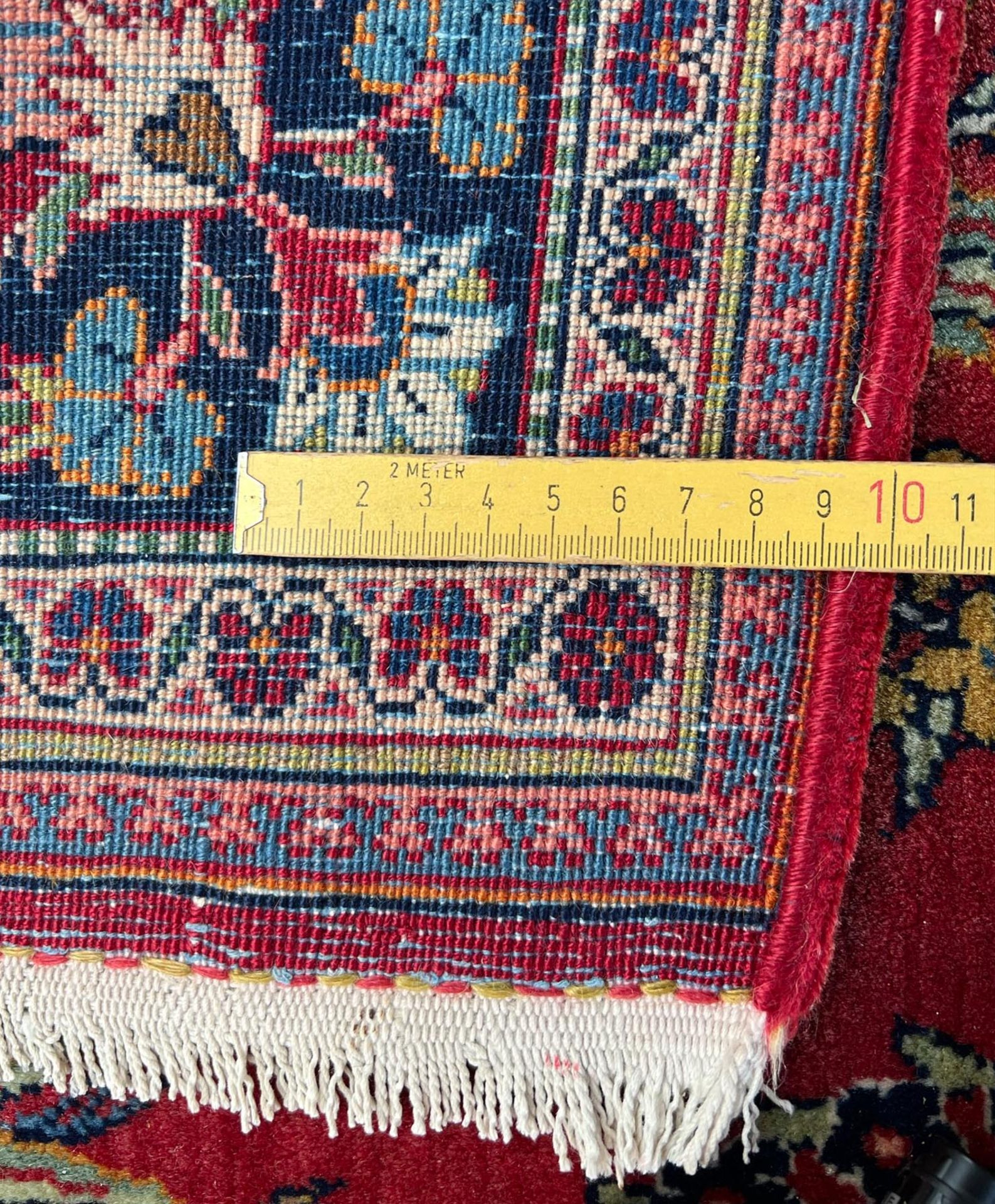 Keshan Perserteppich. Iran. Korkwolle auf Baumwolle. - Bild 12 aus 13