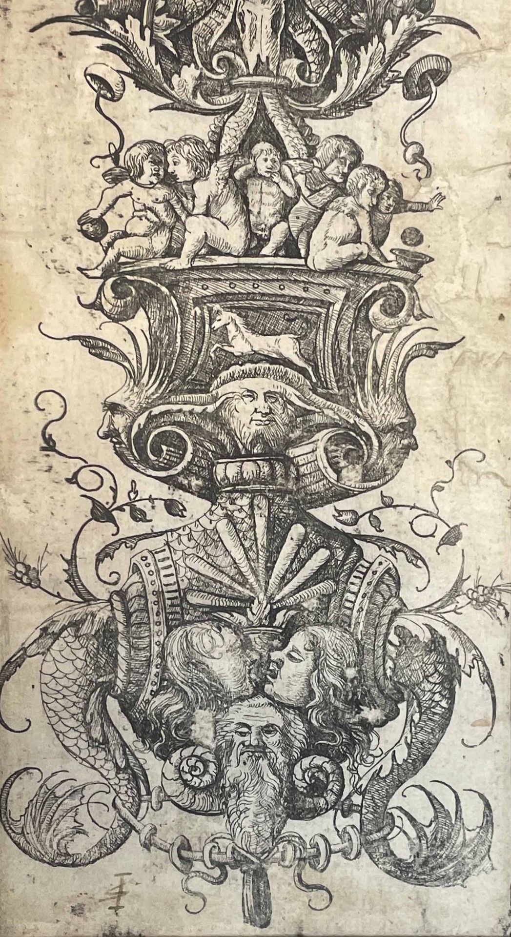 Hieronymus HOPFER (c. 1500 - 1563). Der heilige Hieronymus in der Einöde. - Image 8 of 10