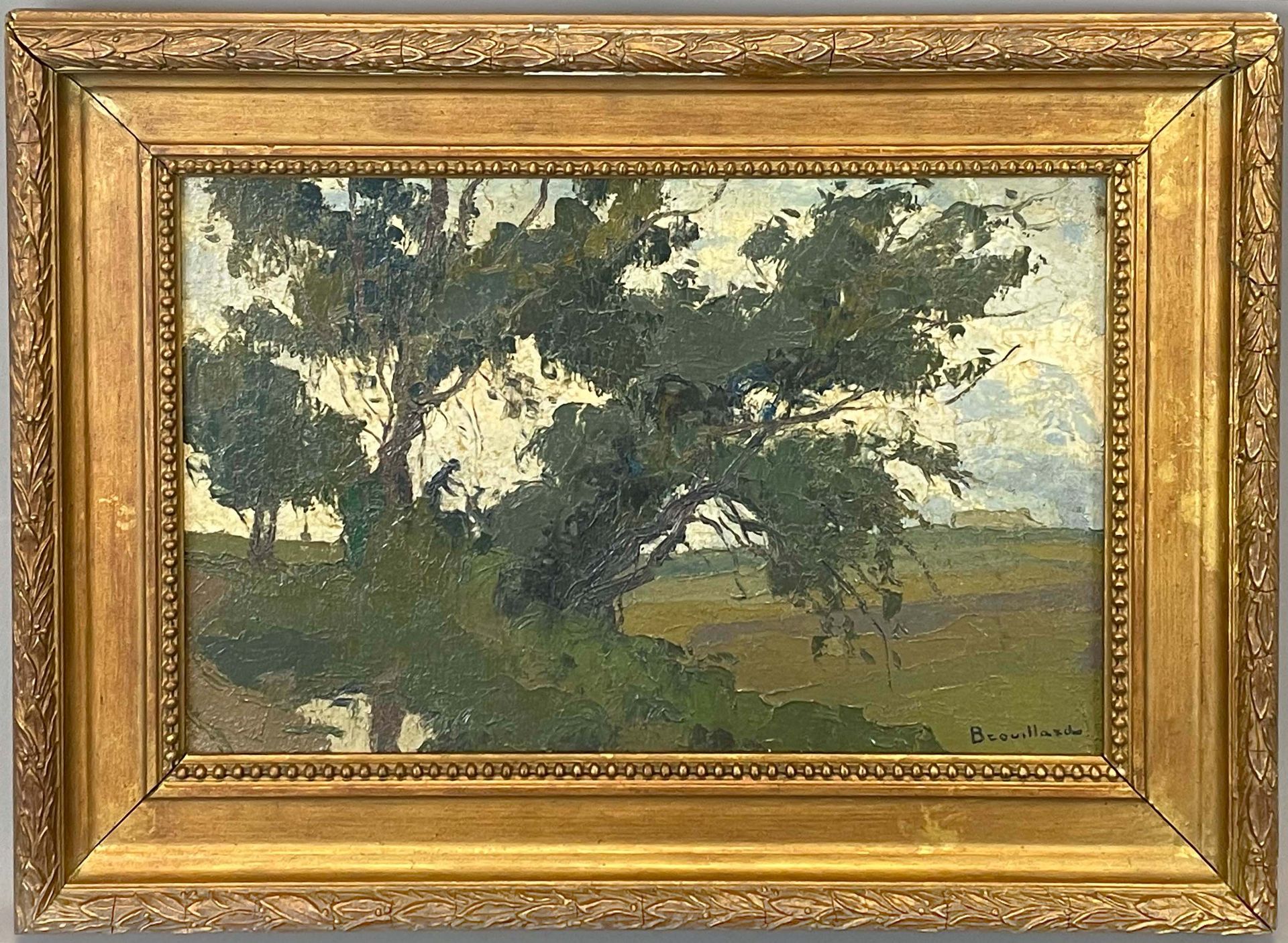 Eugène BROUILLARD (1870 - 1950). Landschaftsdarstellung. - Bild 2 aus 9