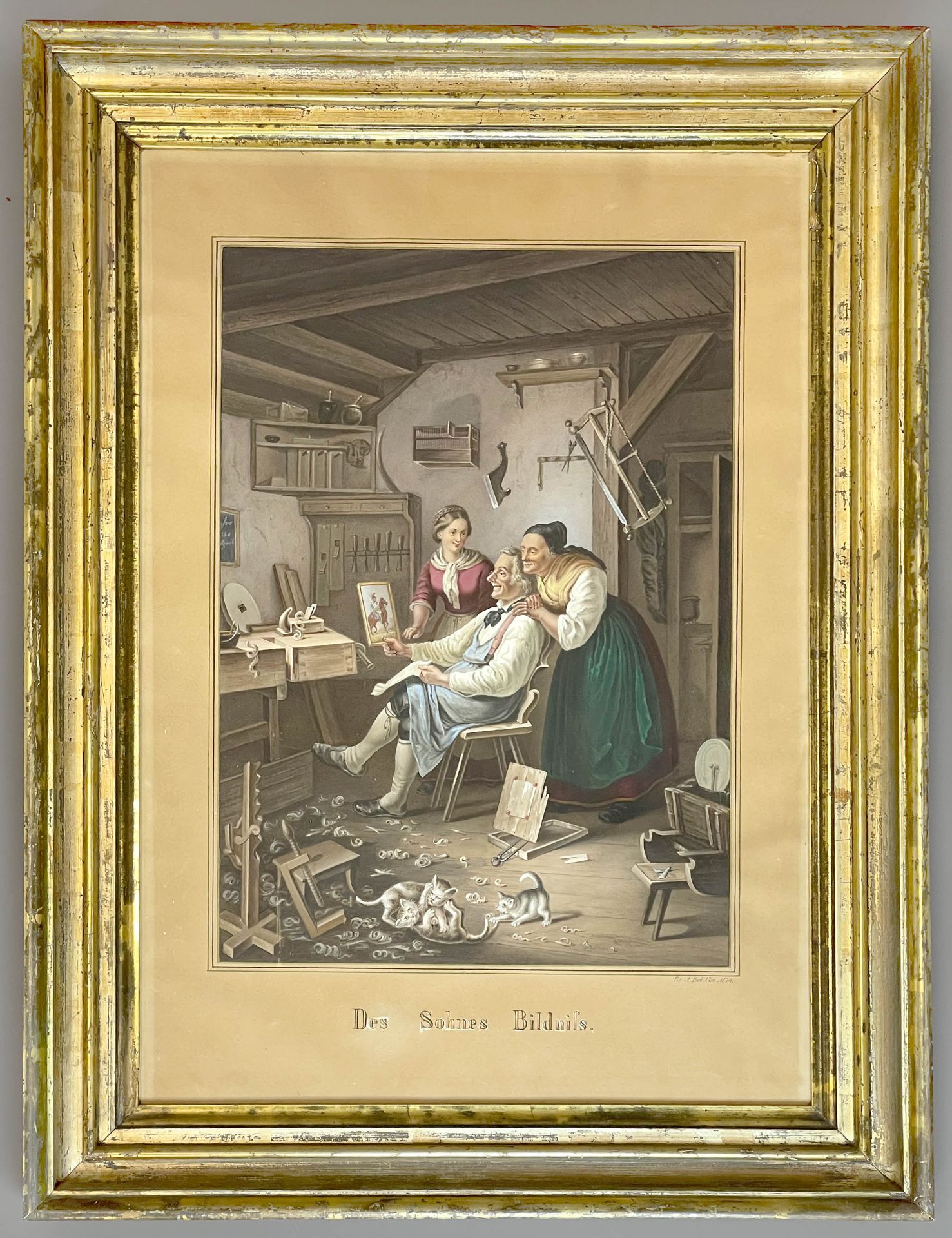 Hermann BETHKE (1825 - 1895) Kopie nach. "Des Sohnes Bildnis". - Image 2 of 10