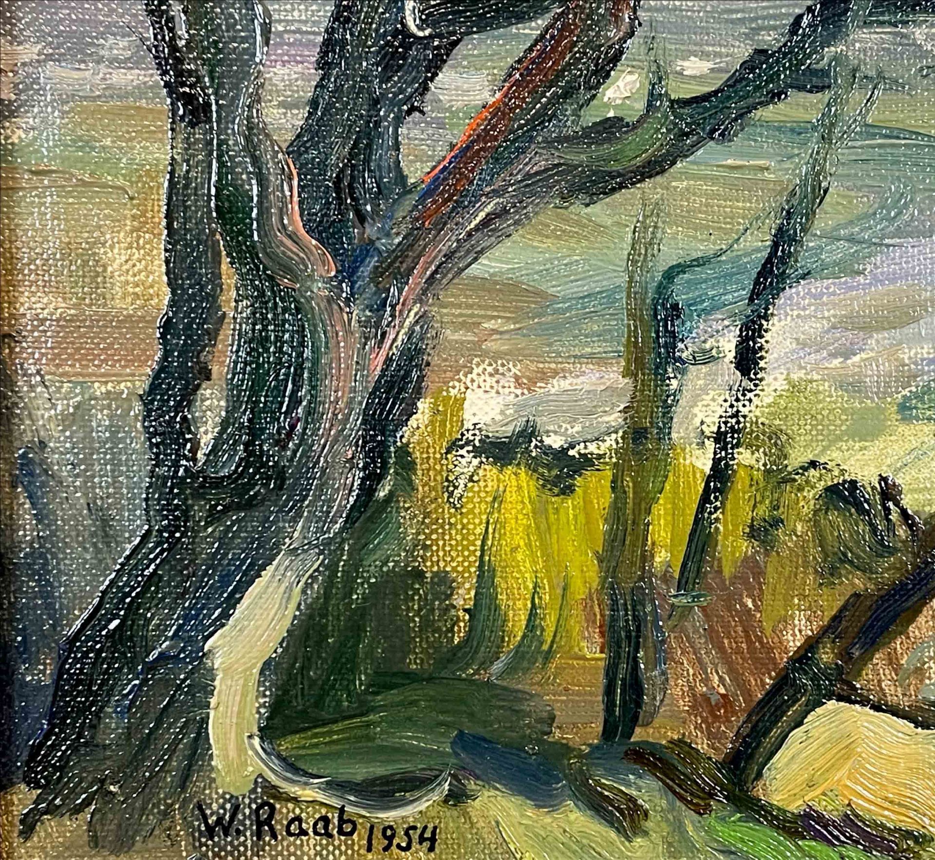 Wilhelm RAAB (1907 - 1989). "An der Nied bei Braunheim (Ffm)". - Bild 3 aus 6