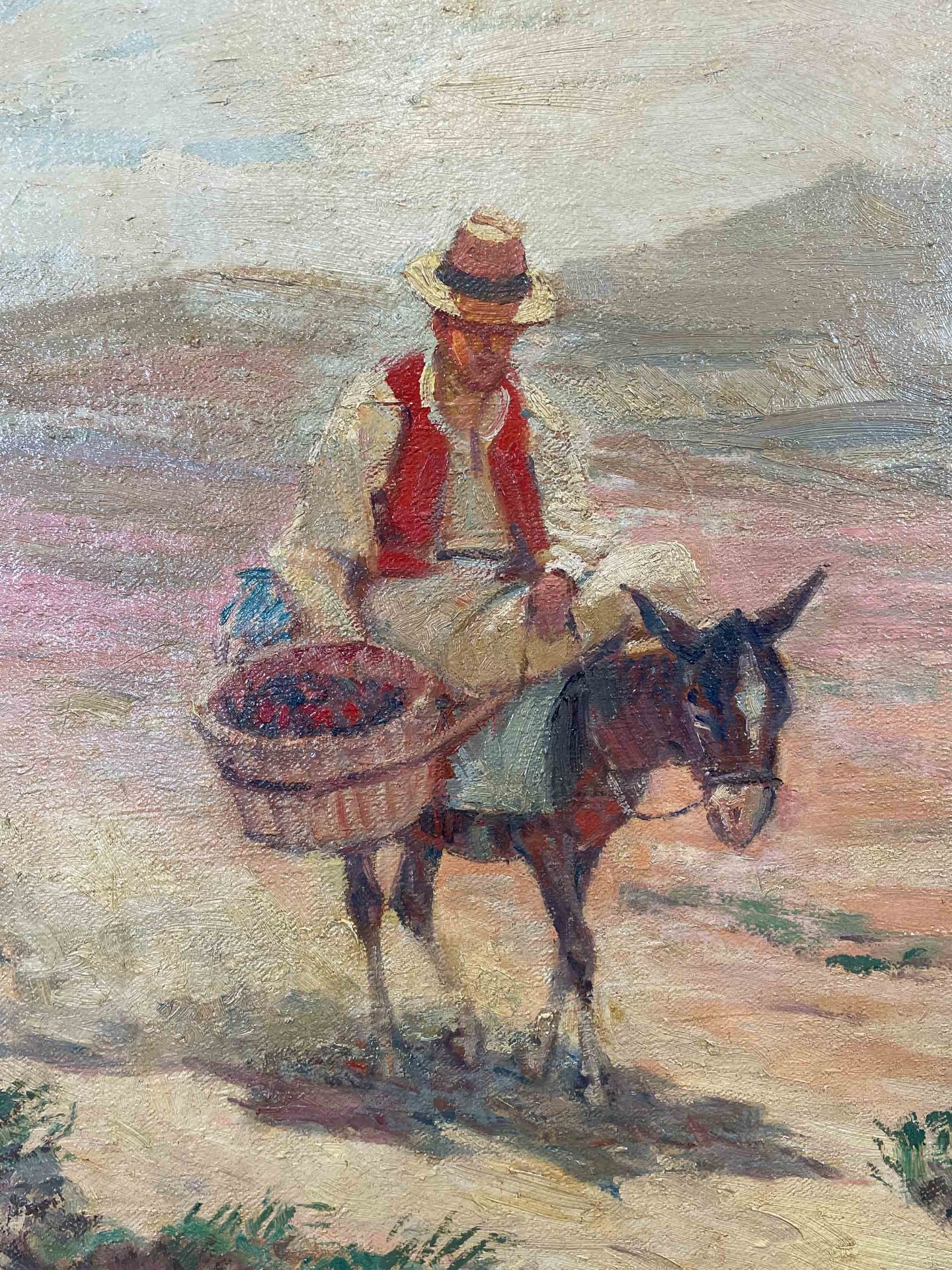Eugen VON WARUN-SEKRET (1896 - 1963). Tunesischer Bauer mit Eselchen. - Bild 7 aus 9