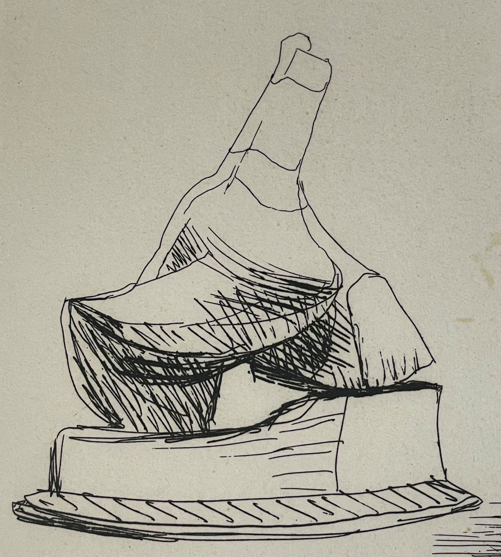 Henry Moore (1898 - 1986). "Studies for head and shoulders sculpture". Artist proof. - Image 5 of 9