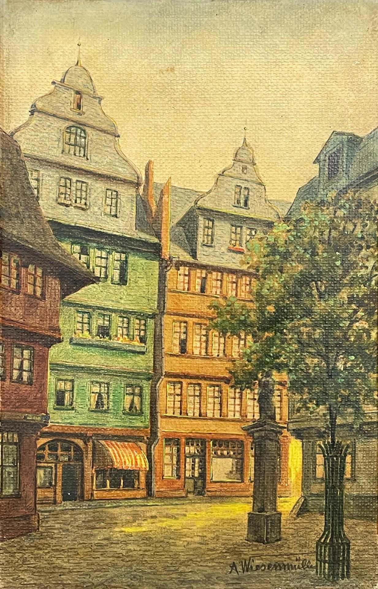 Alfred WIESENMÜLLER. 2 Ansichten von Frankfurt am Main. Um 1920. - Bild 6 aus 11