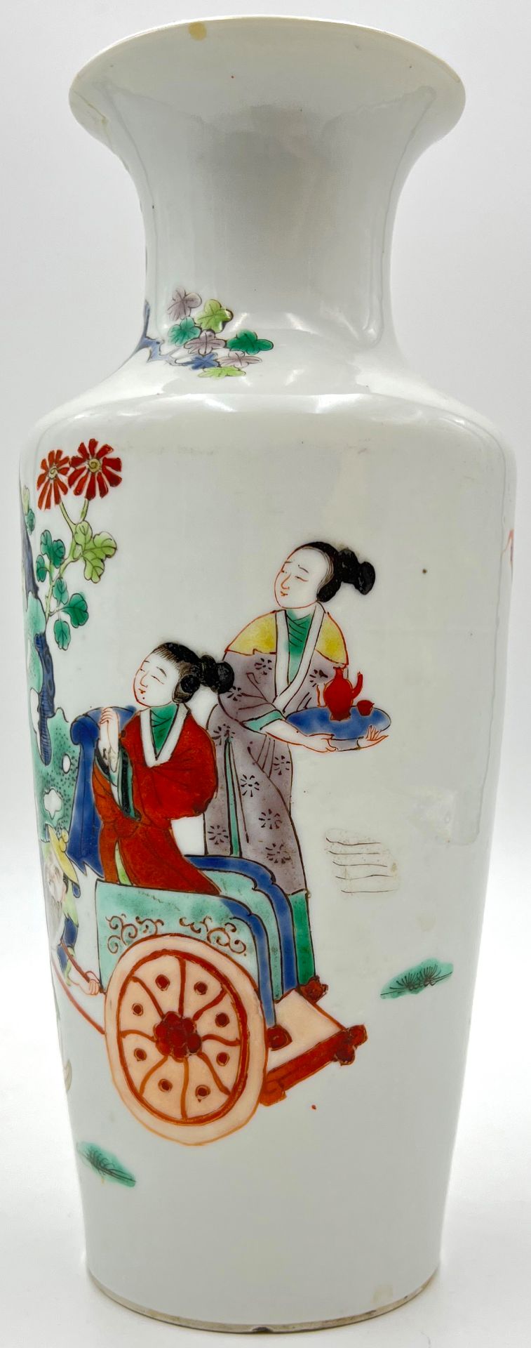 Vase China Guangxu - Periode. 19. Jahrhundert. Dekor: ''Romance of the Western Chamber''. - Image 2 of 17