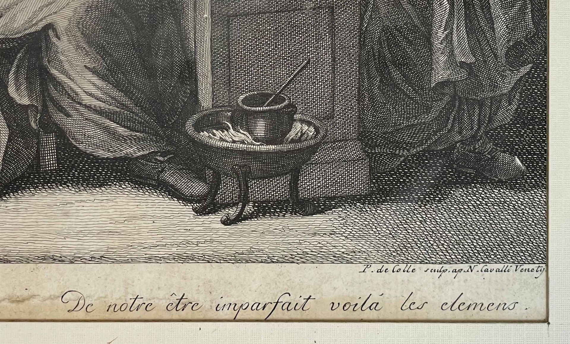 Pietro PEIROLERI (1741 - ?). Amor, der seinen Pfeil schleift. Datiert 1758. - Image 6 of 14