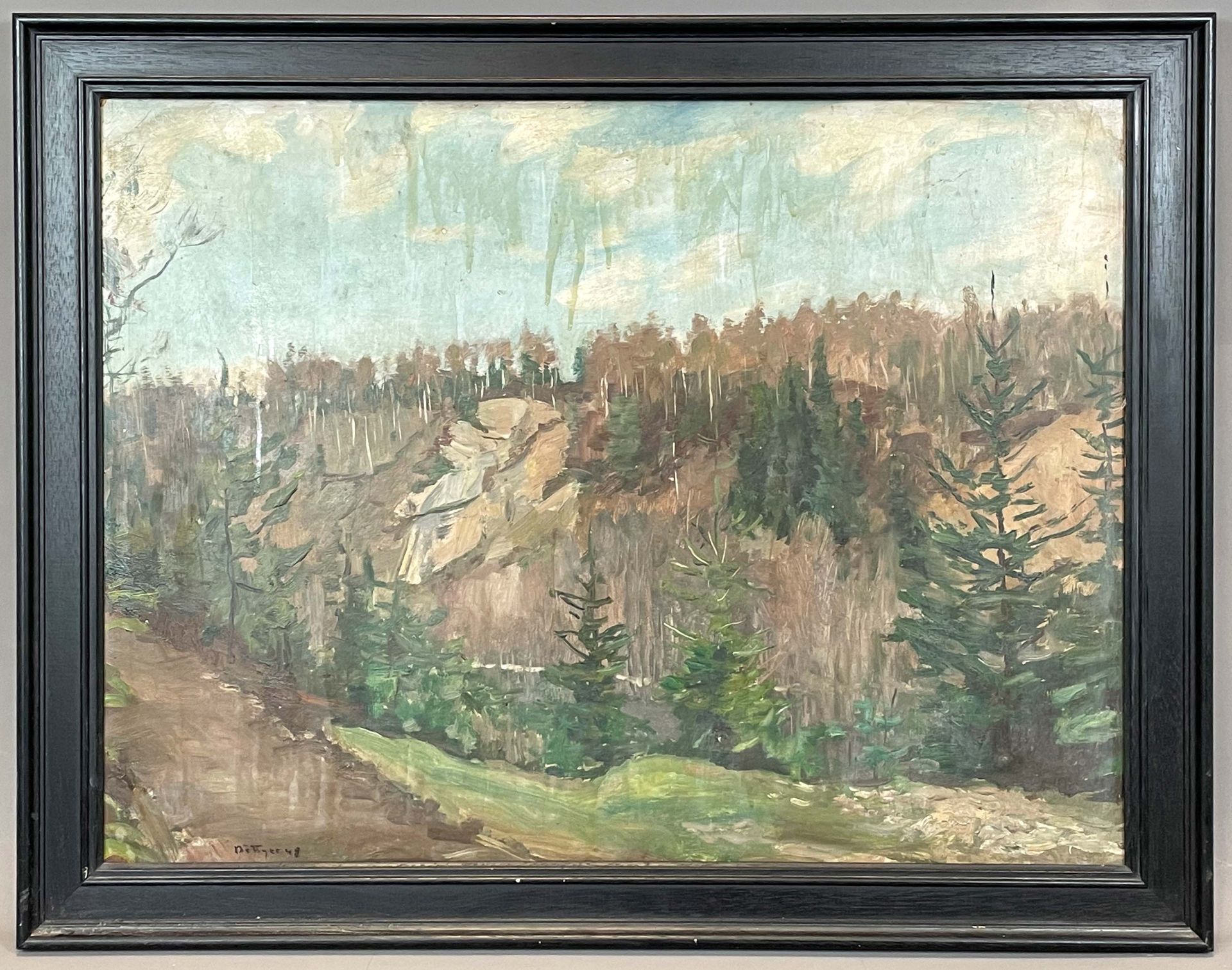 Rudolf BÖTTGER (1887 - 1973). Gebirgslandschaft. - Bild 2 aus 11