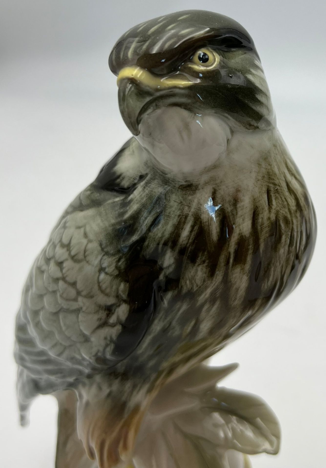 Zwei Vogelfiguren. Karl Ens Volkstedt. Baumfalke und Fasan. - Image 10 of 13