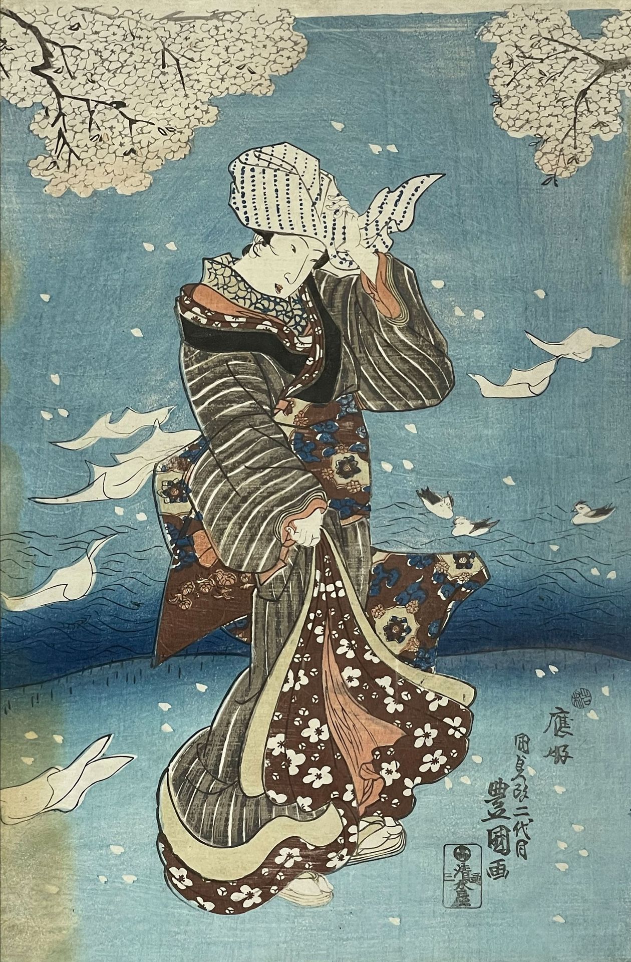 Utagawa KUNISADA (1786 - 1865) zugeschrieben. Darstellungen von Geishas. Um 1850. - Image 2 of 13