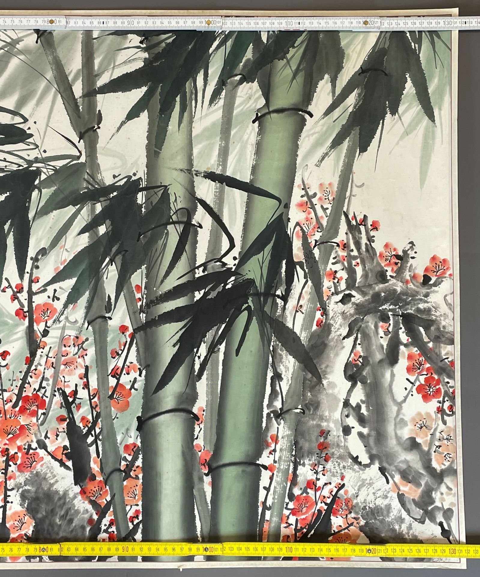 YANG BIN (XIX - XX). Bambus und Sakura in Blüte. China. Wohl 1997. - Image 5 of 11