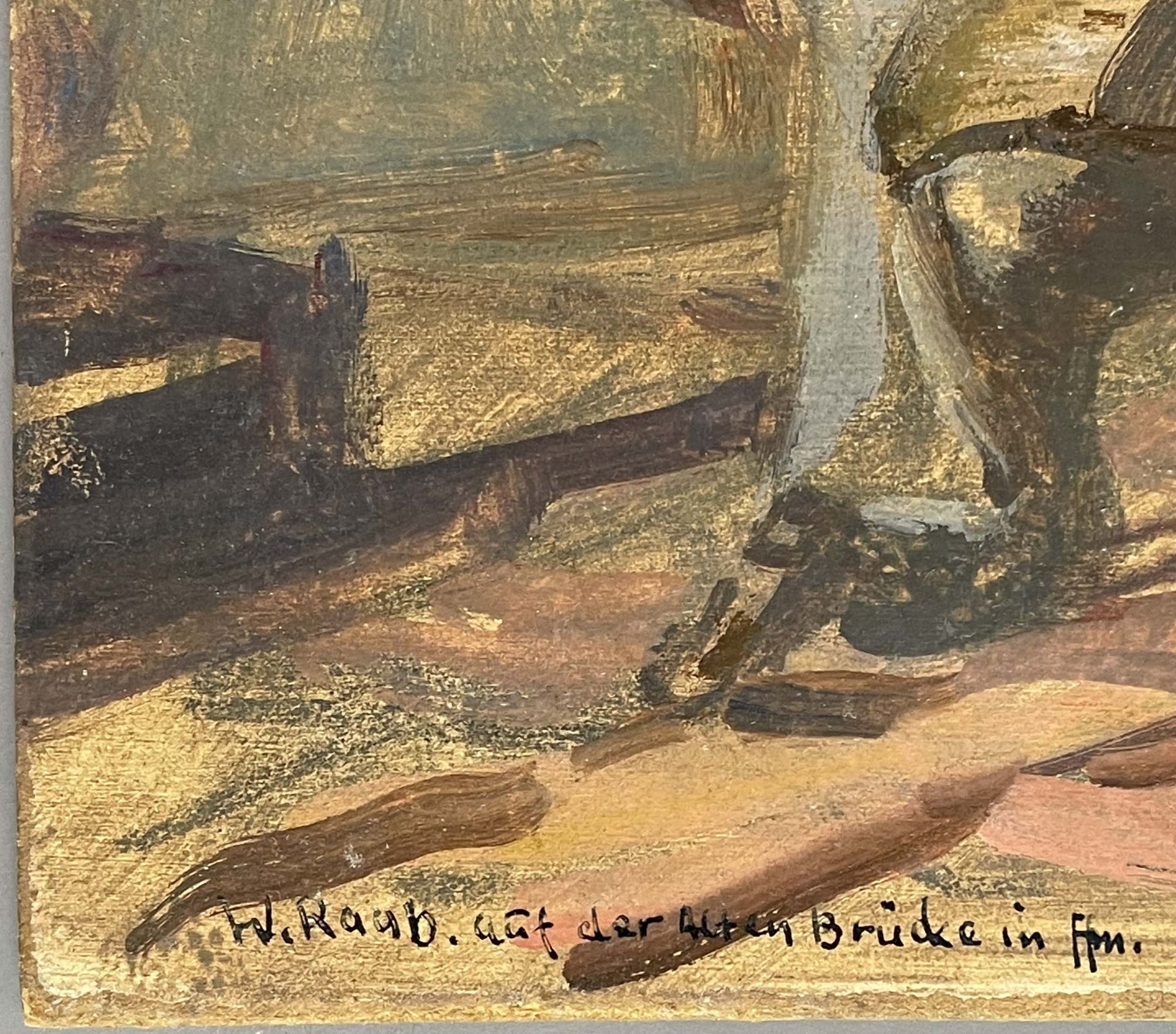 Wilhelm RAAB (1907 - 1989). 2 kleine Gemälde. 1940er Jahre. - Image 5 of 11