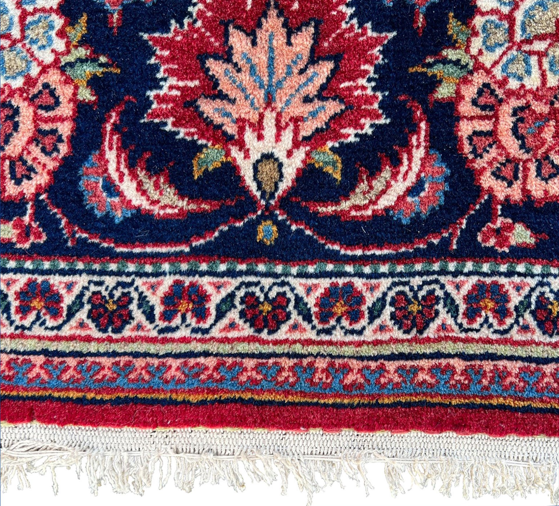 Keshan Perserteppich. Iran. Korkwolle auf Baumwolle. - Bild 11 aus 13