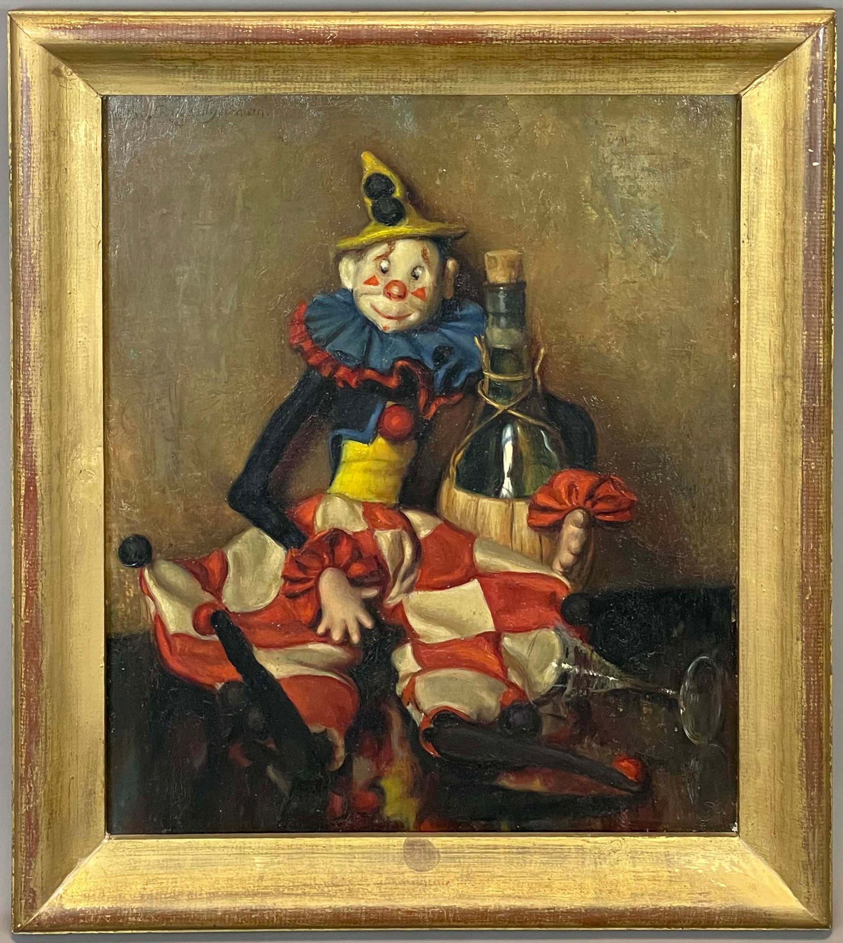 Dé TYDEMAN (1889 - 1967). Der trunkene Clown. - Bild 2 aus 11