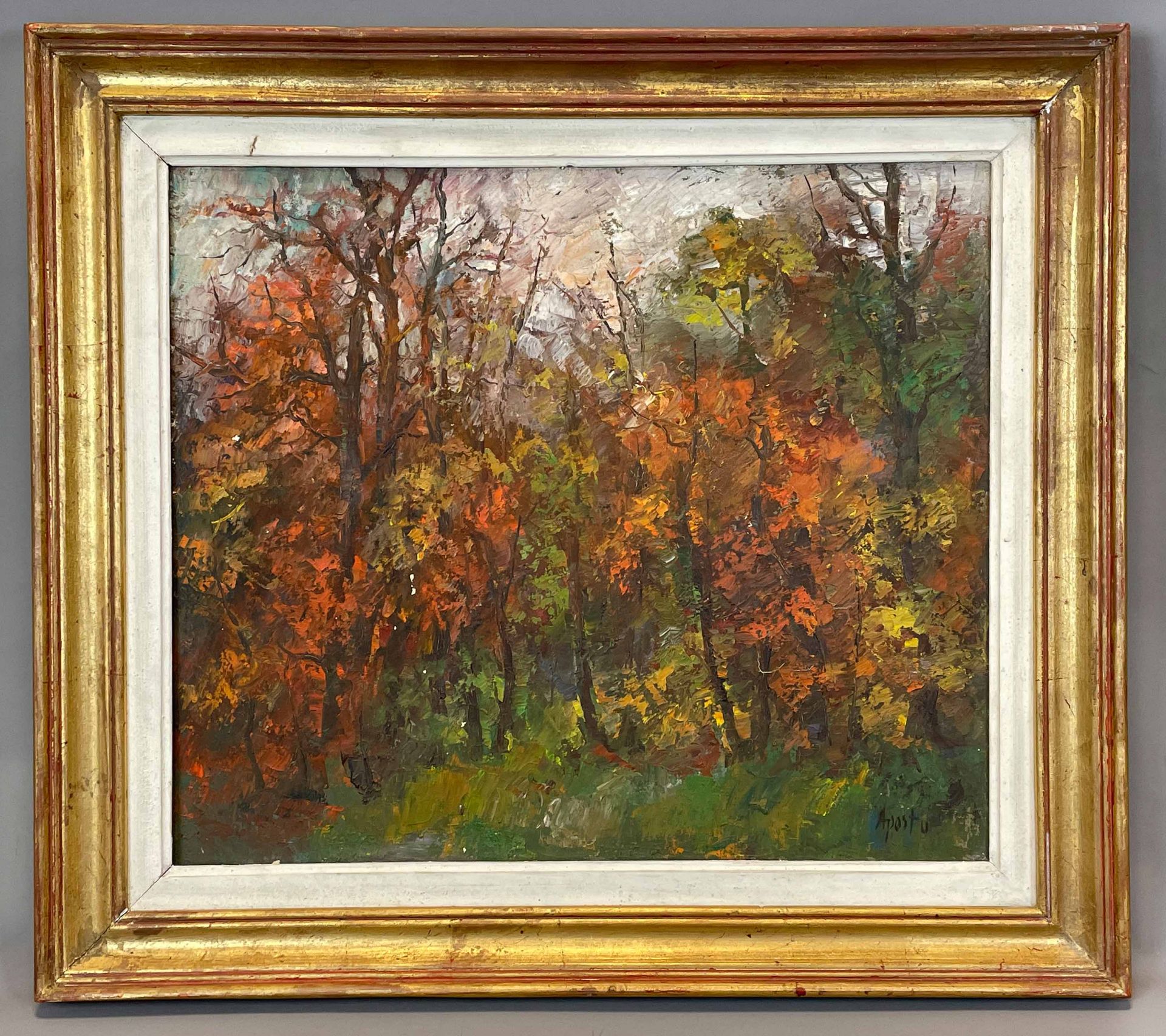 Ghiorghi APOSTU (1937 - 2009). Herbstliche Waldlandschaft. - Bild 2 aus 10