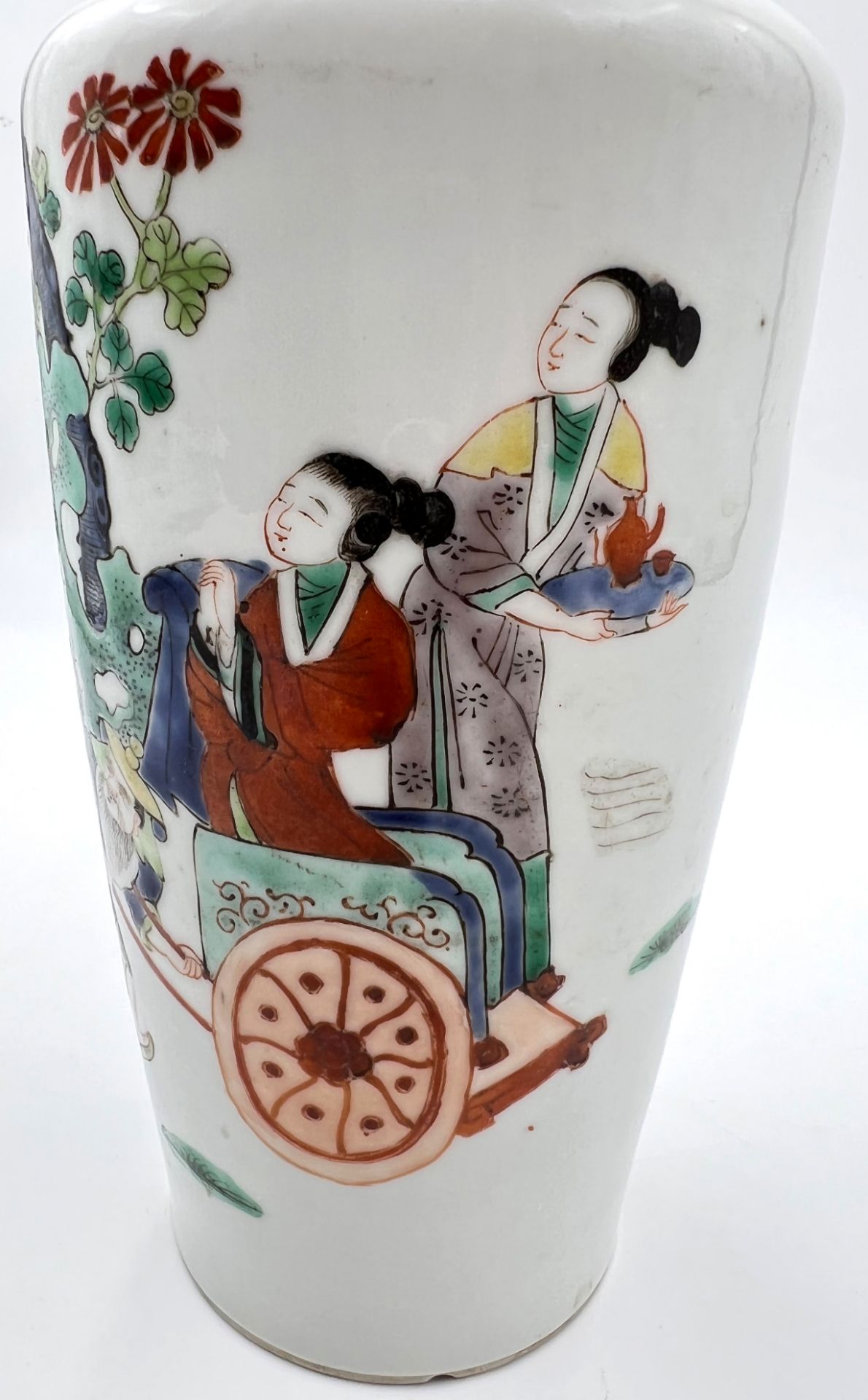 Vase China Guangxu - Periode. 19. Jahrhundert. Dekor: ''Romance of the Western Chamber''. - Image 14 of 17