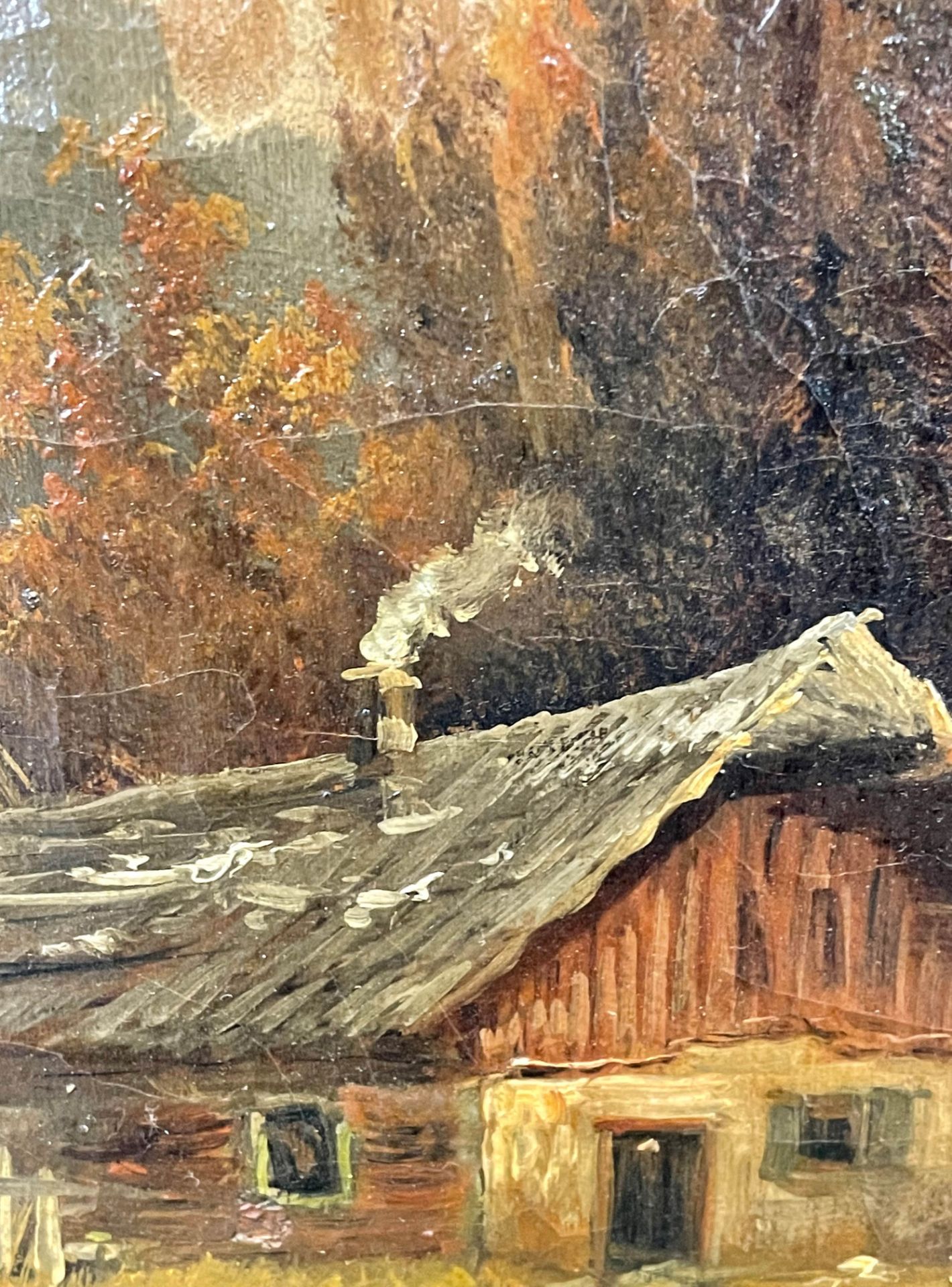 A. LERCH (XIX - XX). Herbstliche Landschaftsdarstellung. - Bild 9 aus 13