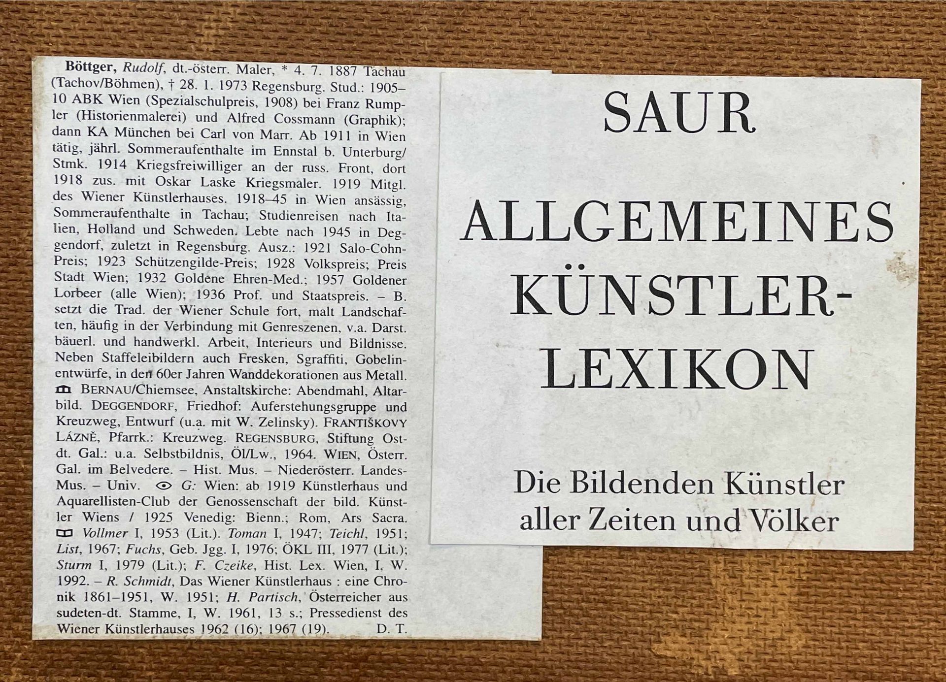 Rudolf BÖTTGER (1887 - 1973). Gebirgslandschaft. - Bild 11 aus 11