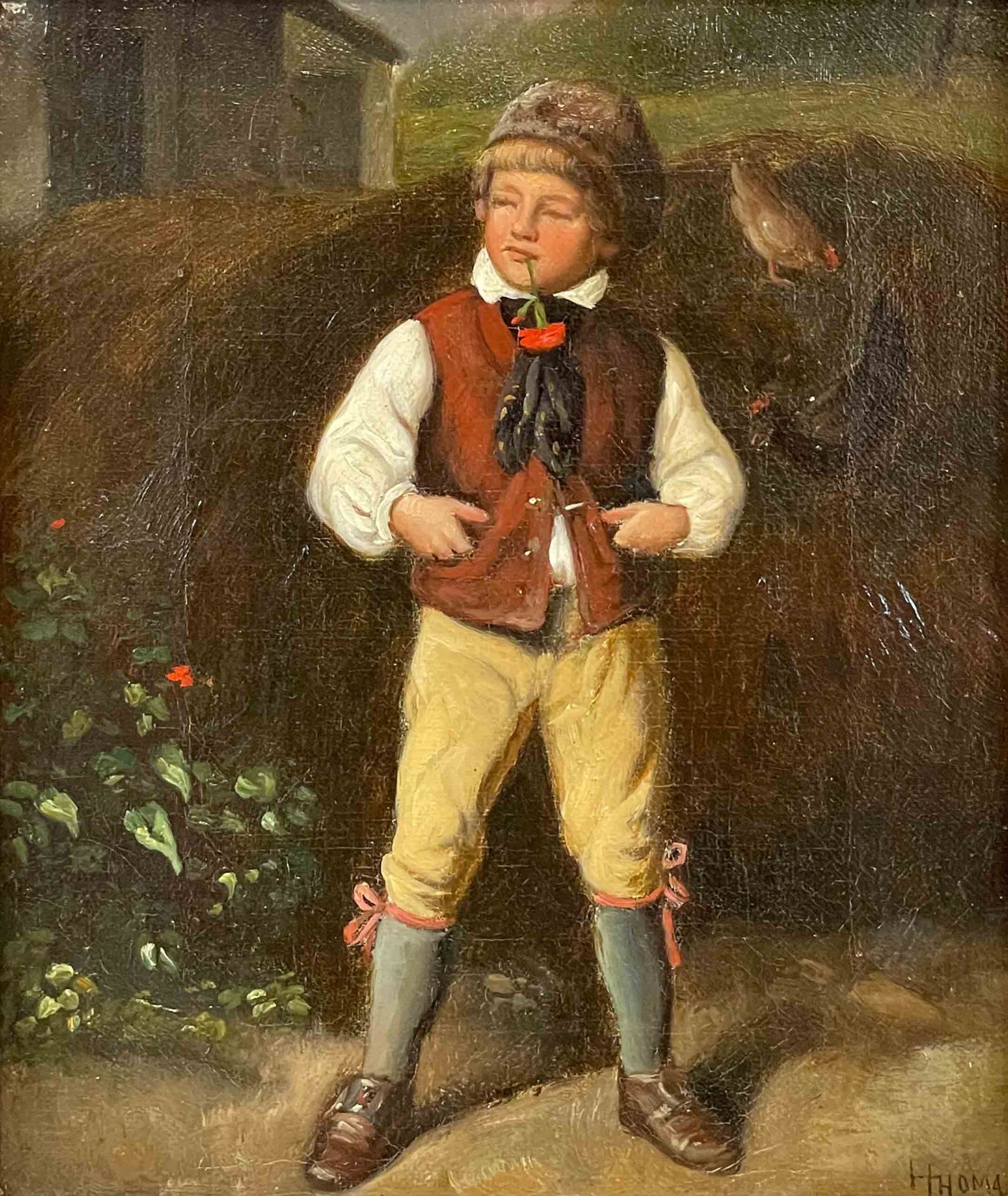 Hans THOMA (1839 - 1924). Ein junger Kavalier.