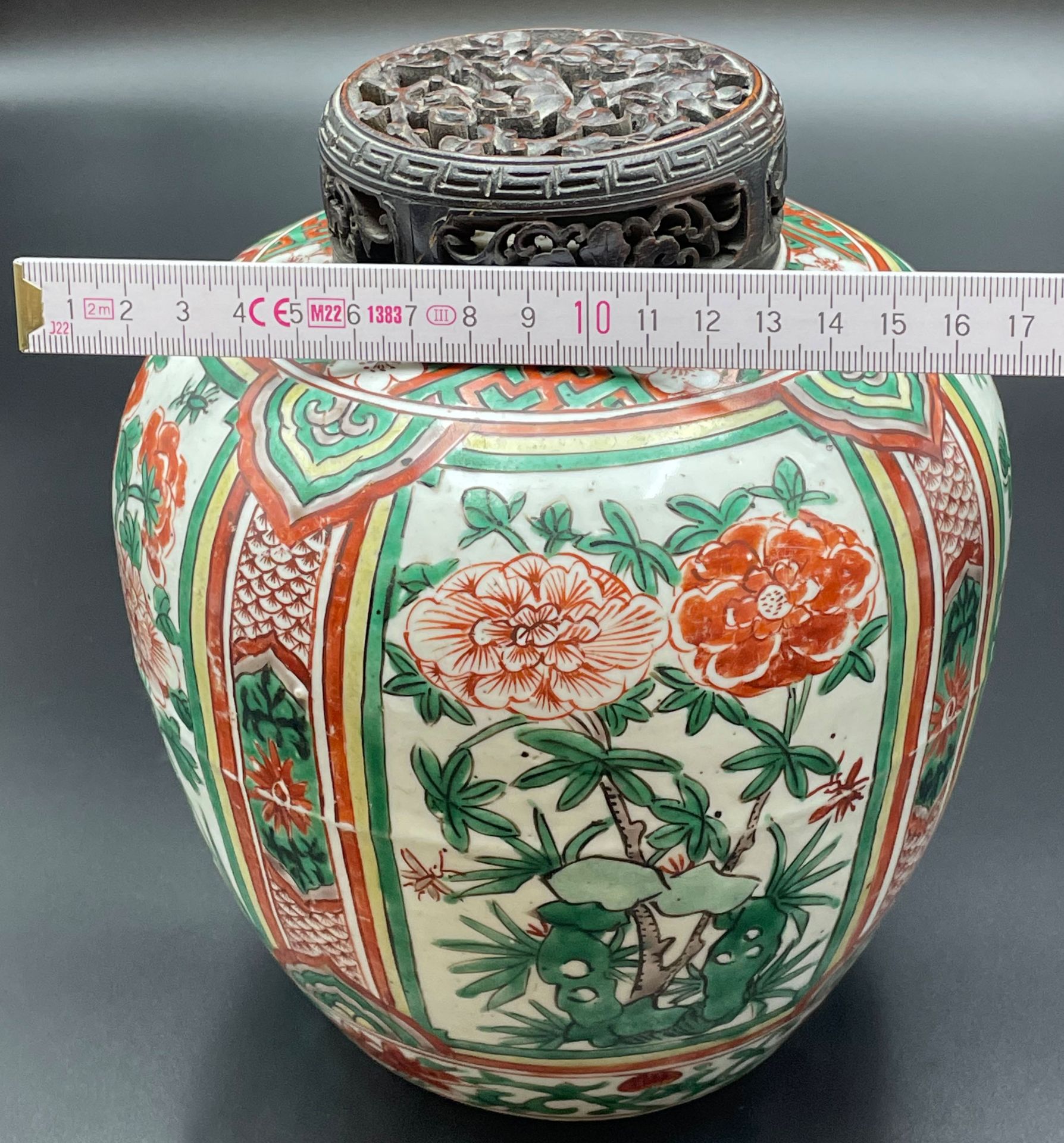 Potpourri-Vase. China. 20. Jahrhundert. - Bild 15 aus 15